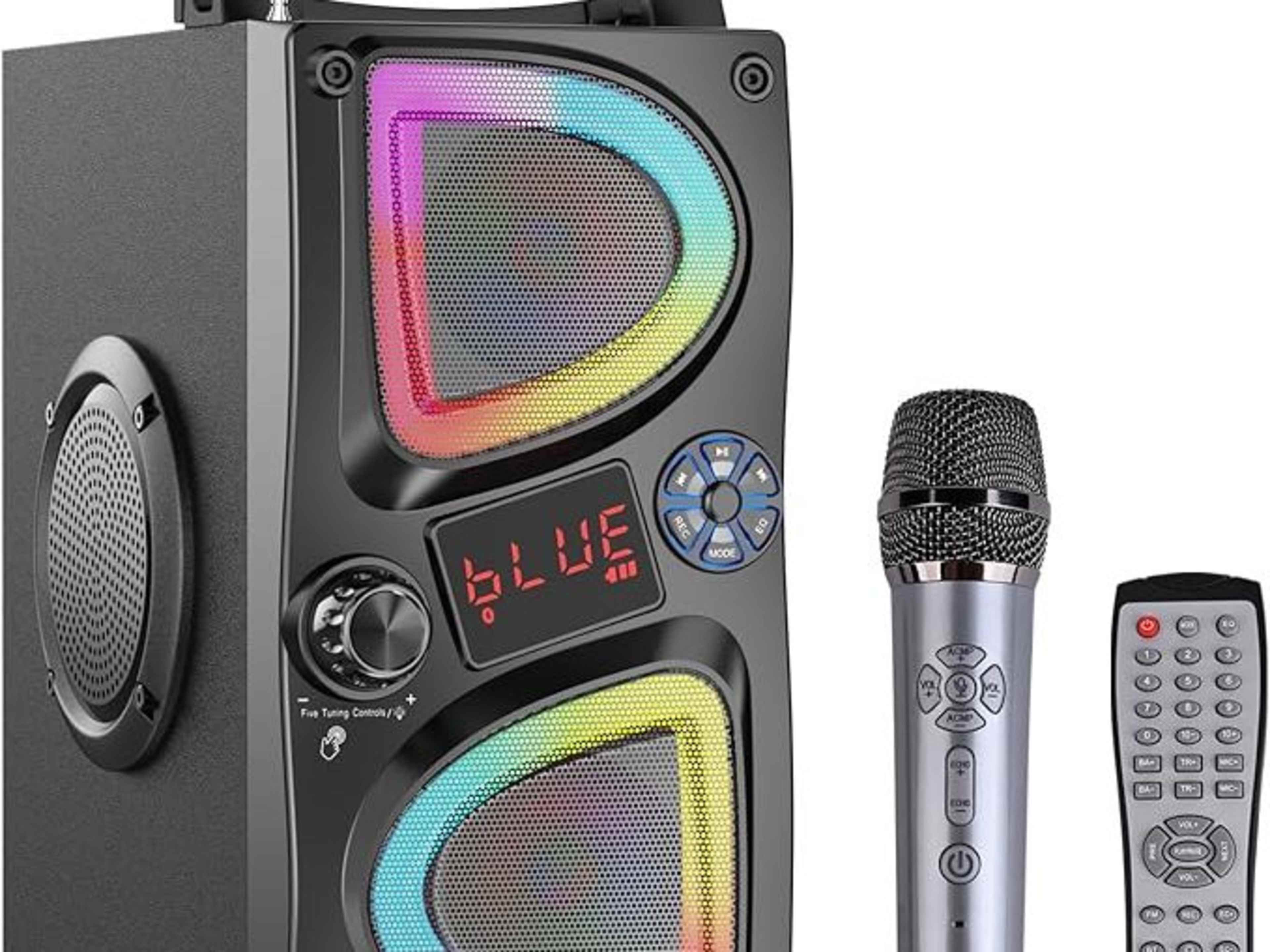 Bluetooth Speaker With Wireless Mic