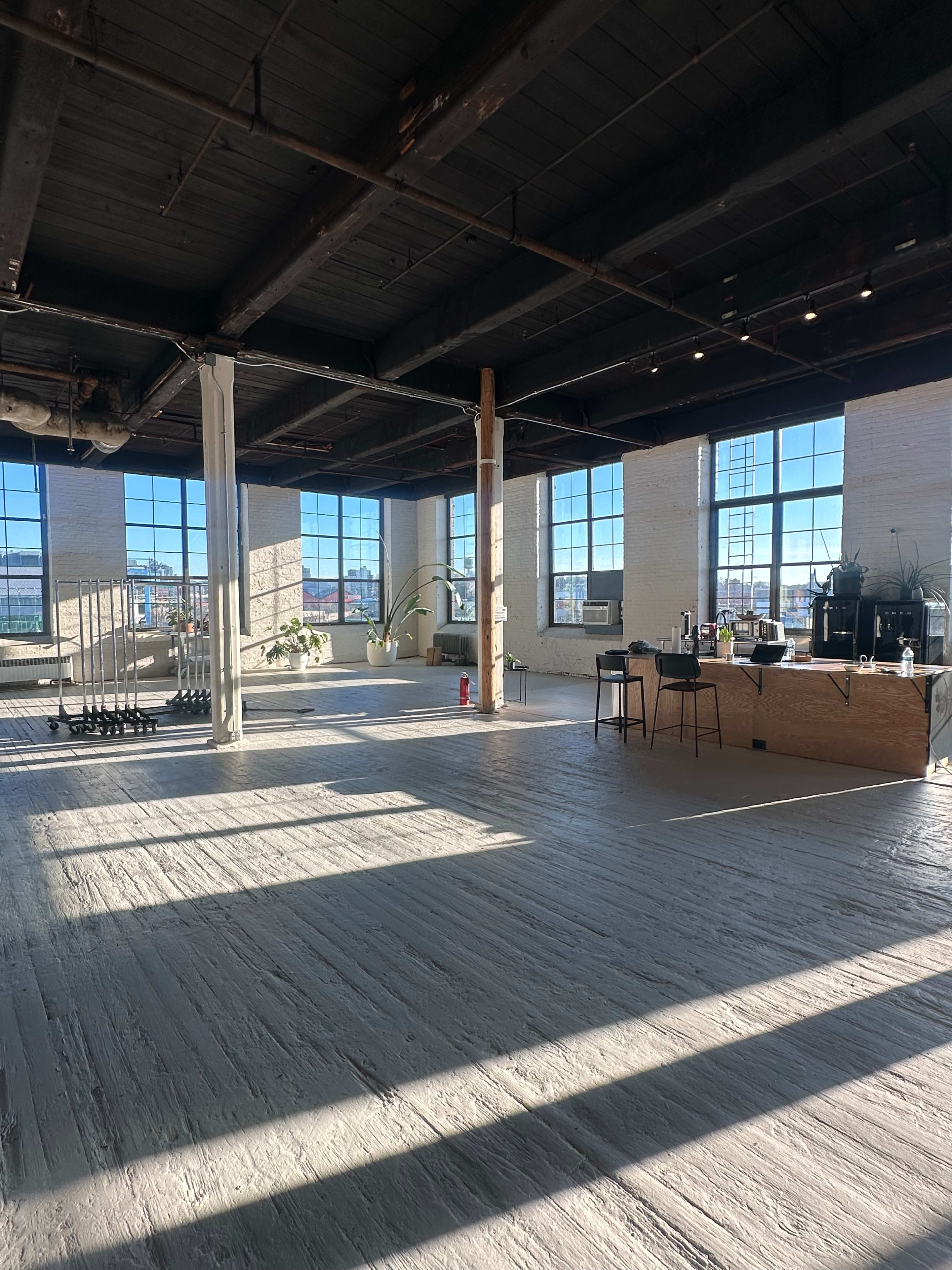 Studio Loft w/ Industrial Views- Fully Equipped Photo + Video Studio, Event Space, and More! (8,000 sq ft) Image in Red Hook, Brooklyn, NY