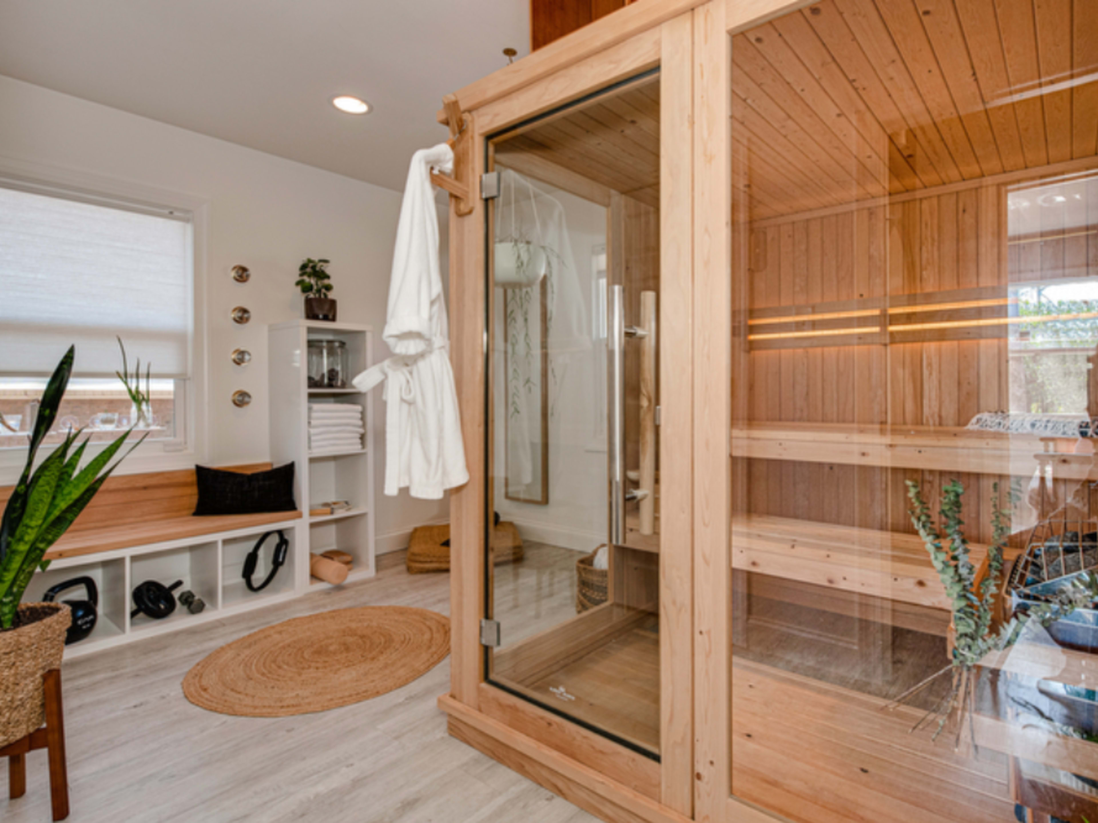 Heated Finnish Sauna Use