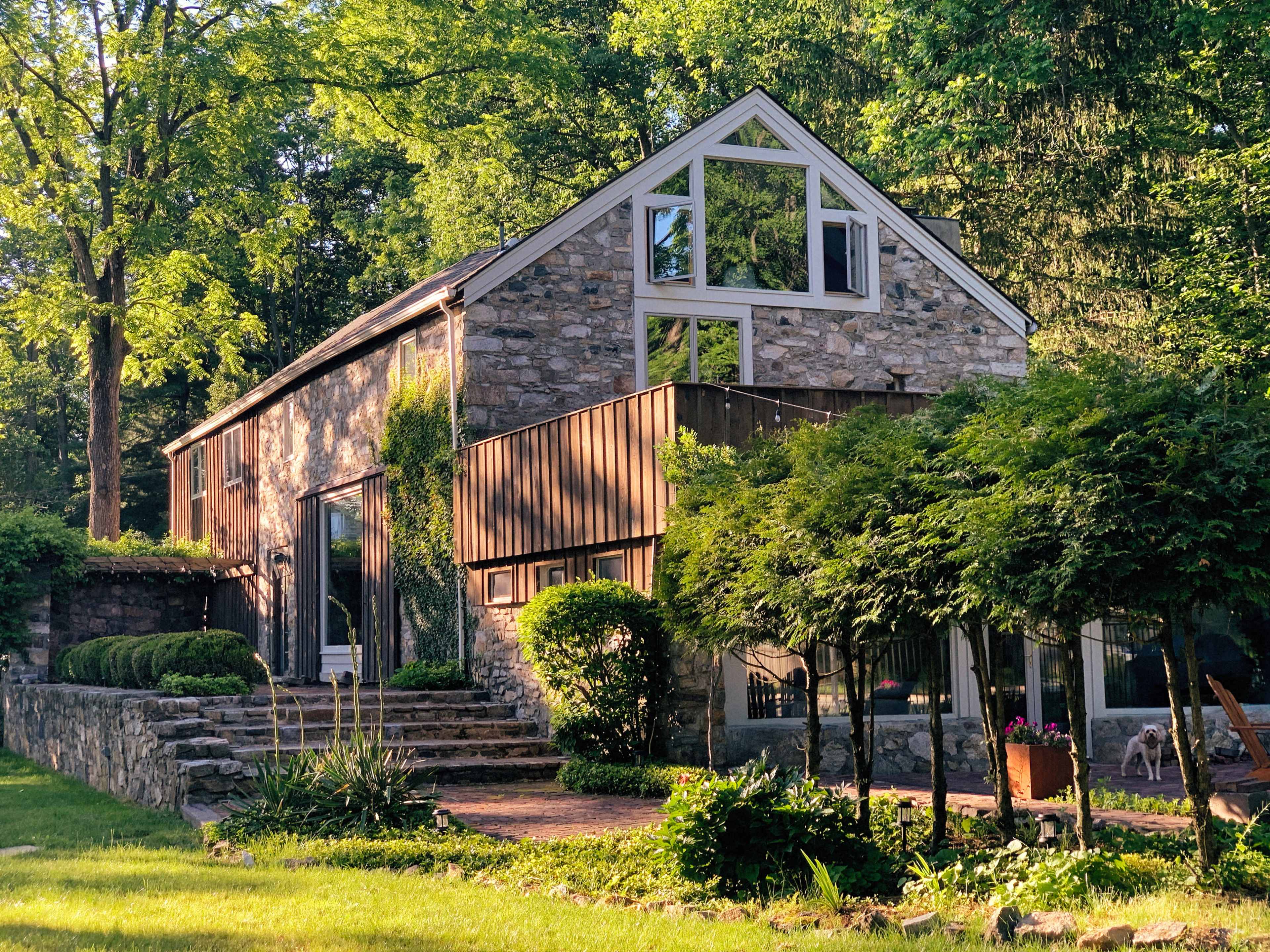 Late 1700's Stone Barn Farmhouse, Inspired by Scottish Manor Image in Lebanon Township, Glen Gardner, NJ