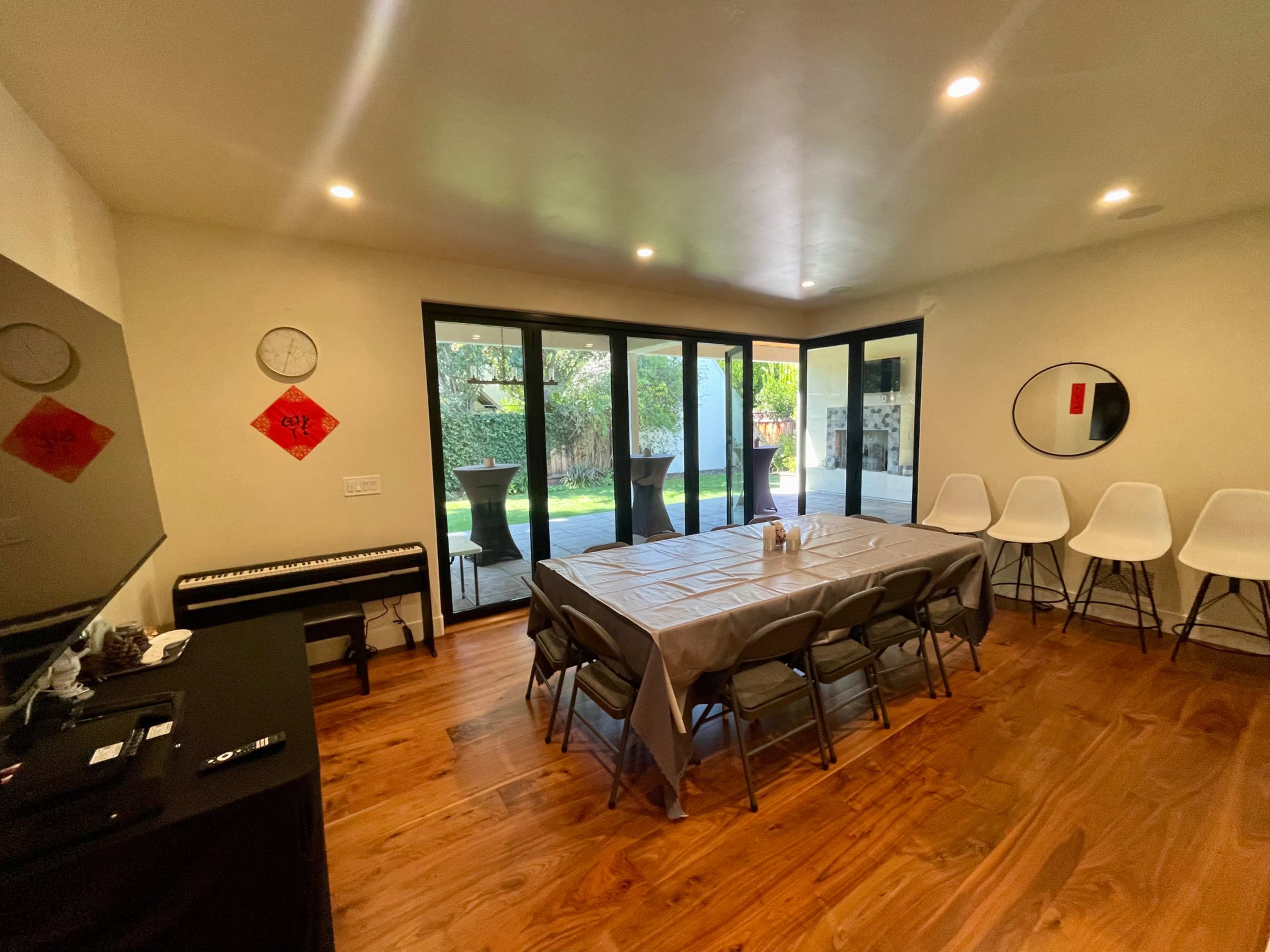 Luxury patio/lawn with stunning kitchen for private event near Stanford Image in Old Palo Alto, Palo Alto, CA