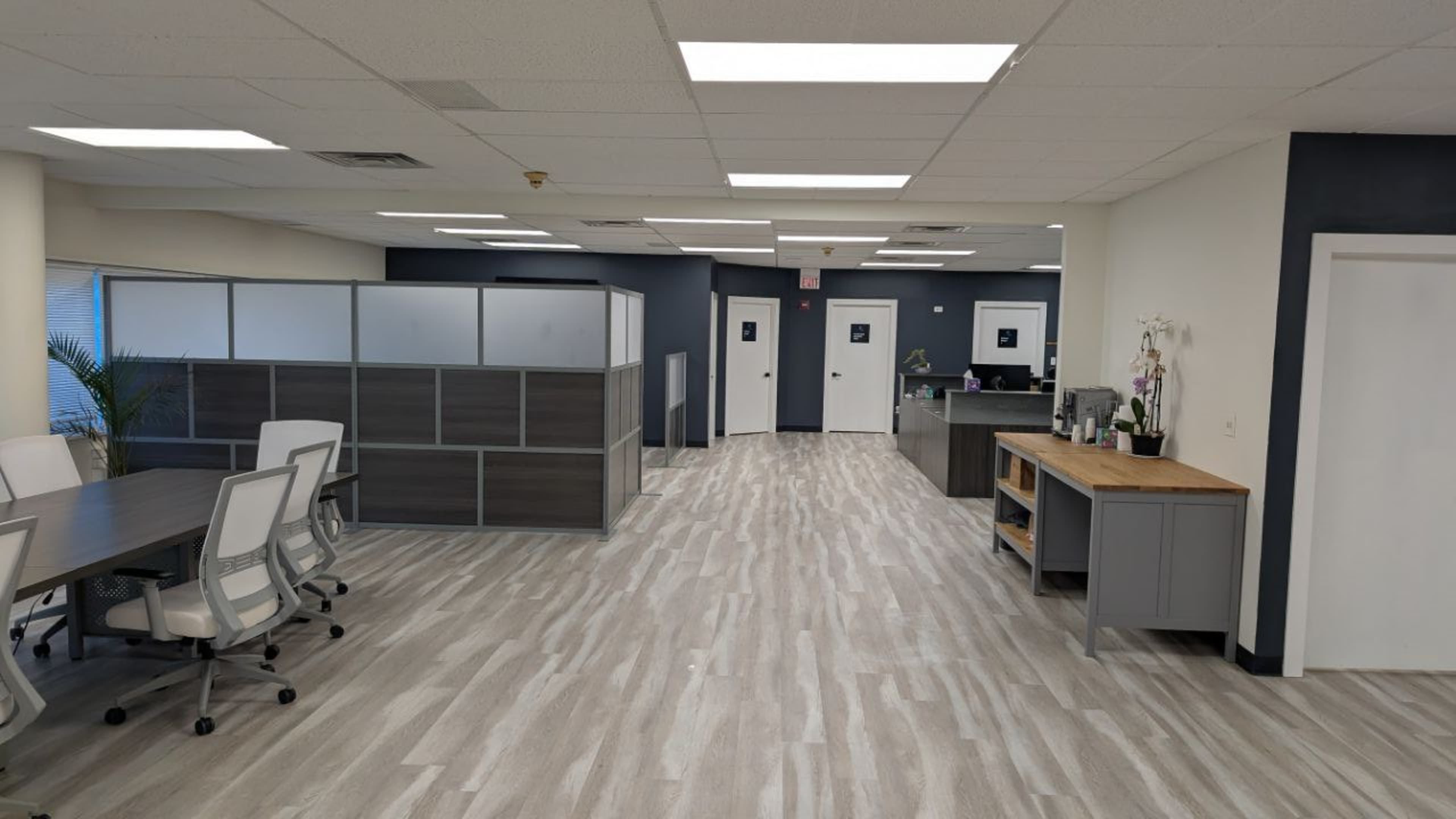 Office Space with conference, lounge and main desk Image in York Township, Lombard, IL