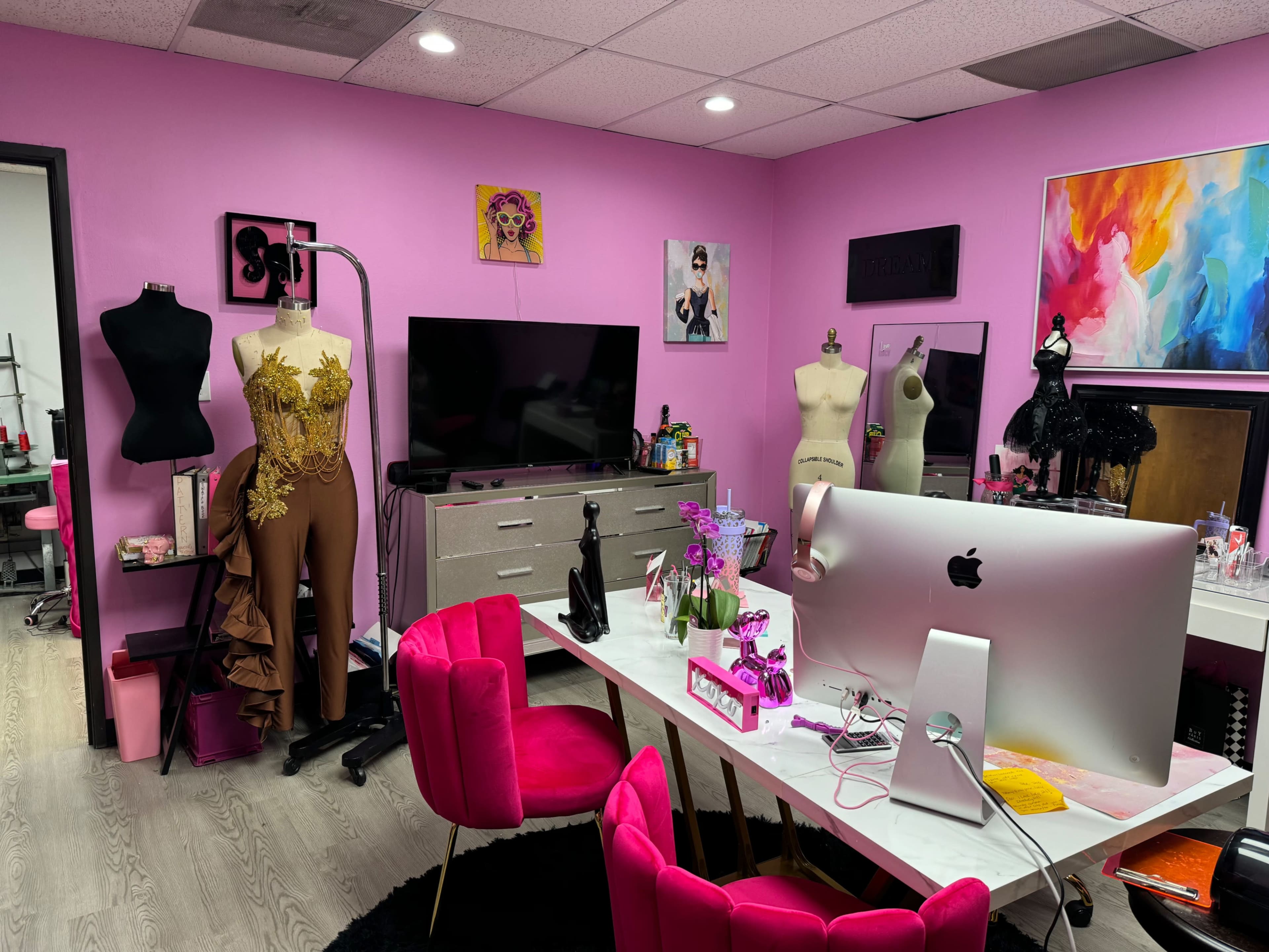 PINK is a Lifestyle! PINK LUCY DESIGN HOUSE - chic, PINK, and modern Image in Addison, Addison, TX