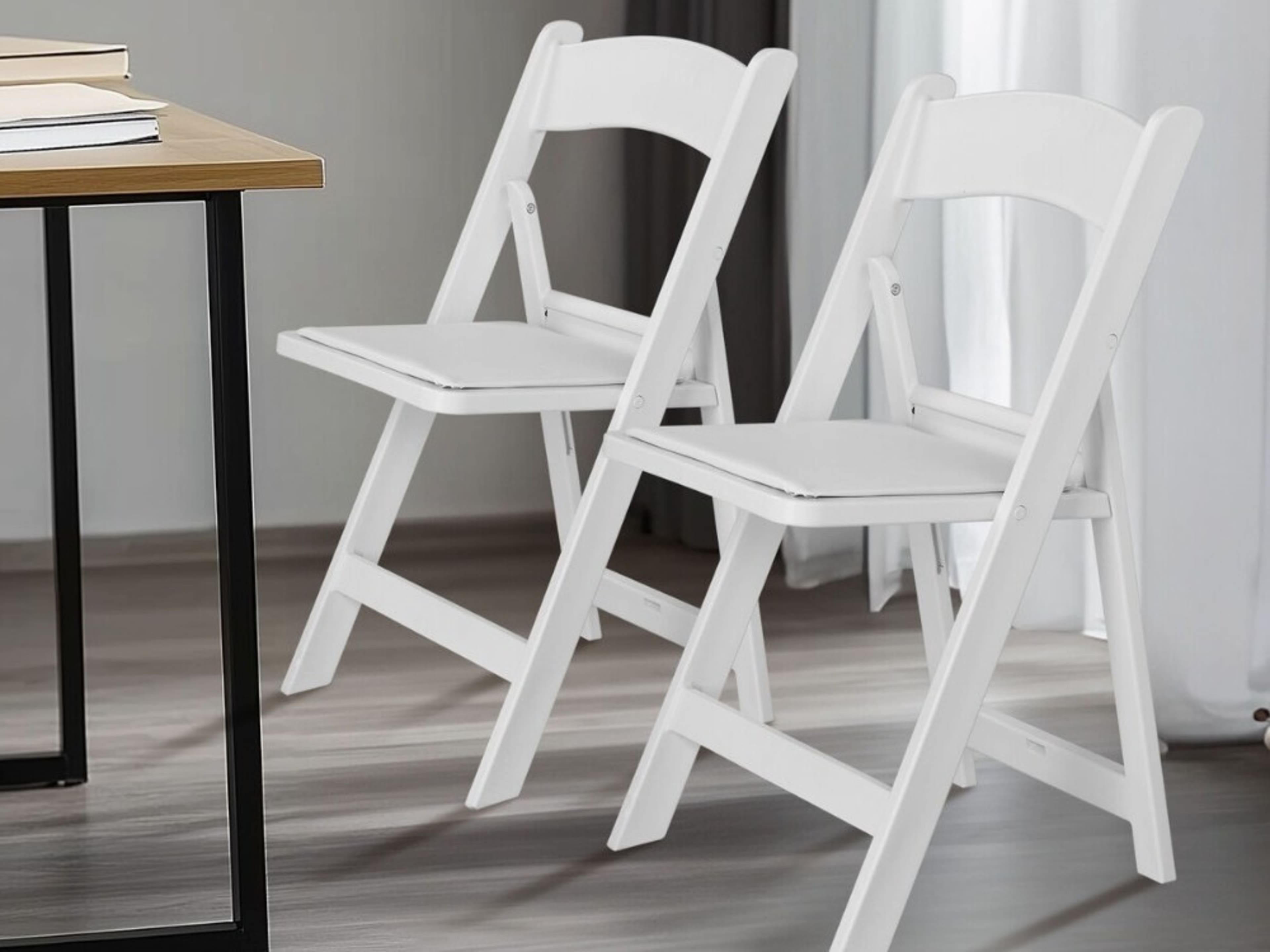 White Folding Chairs