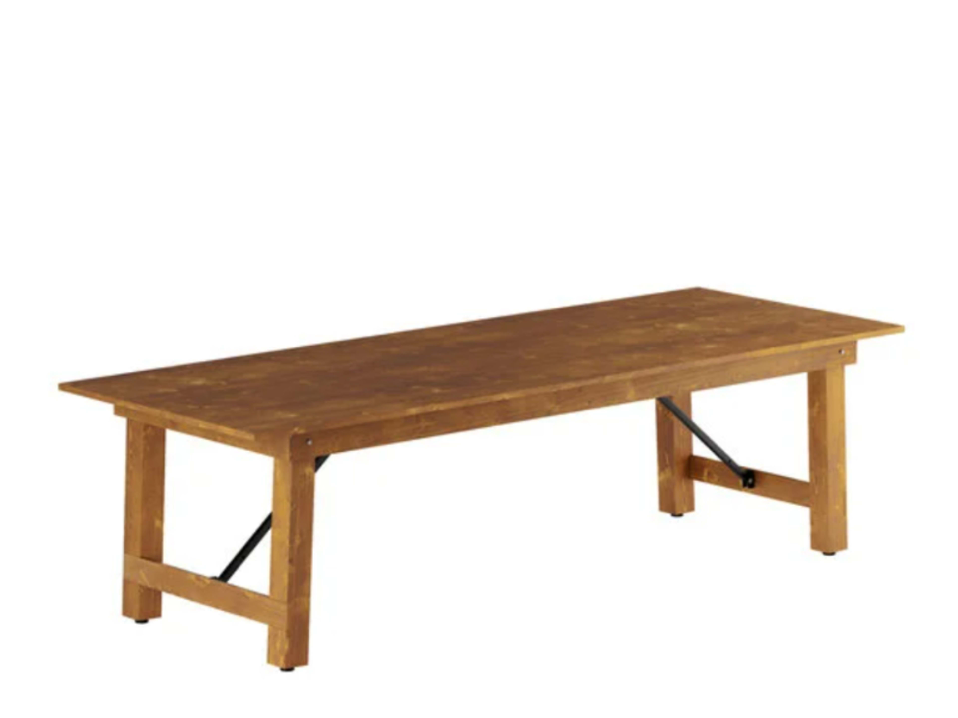 9' Wood Table 