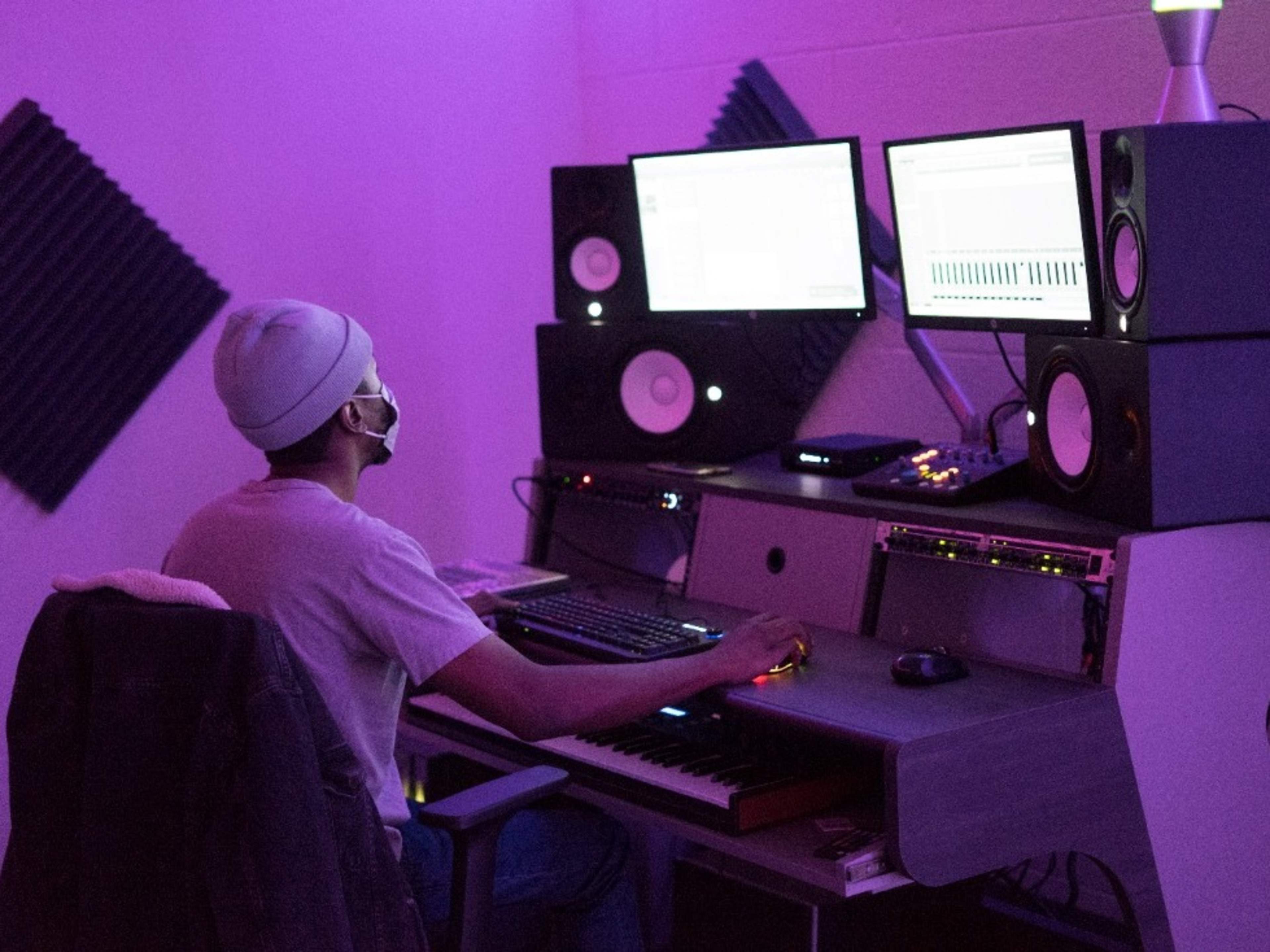 Recording with Recording Engineer