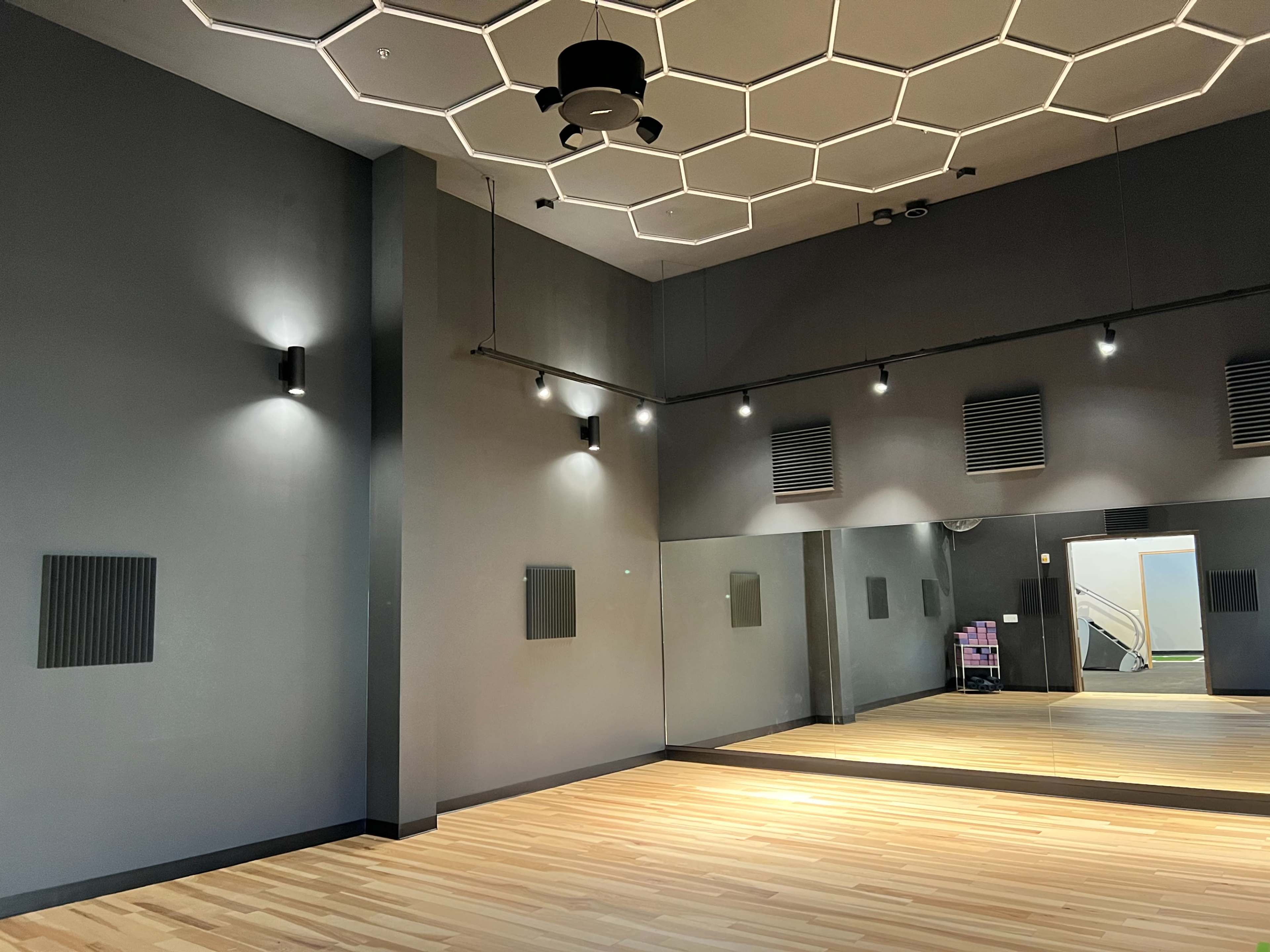 Denver Dark Studio with Hexigon Lighting for a Custom Shoot Image in Baker, Denver, CO