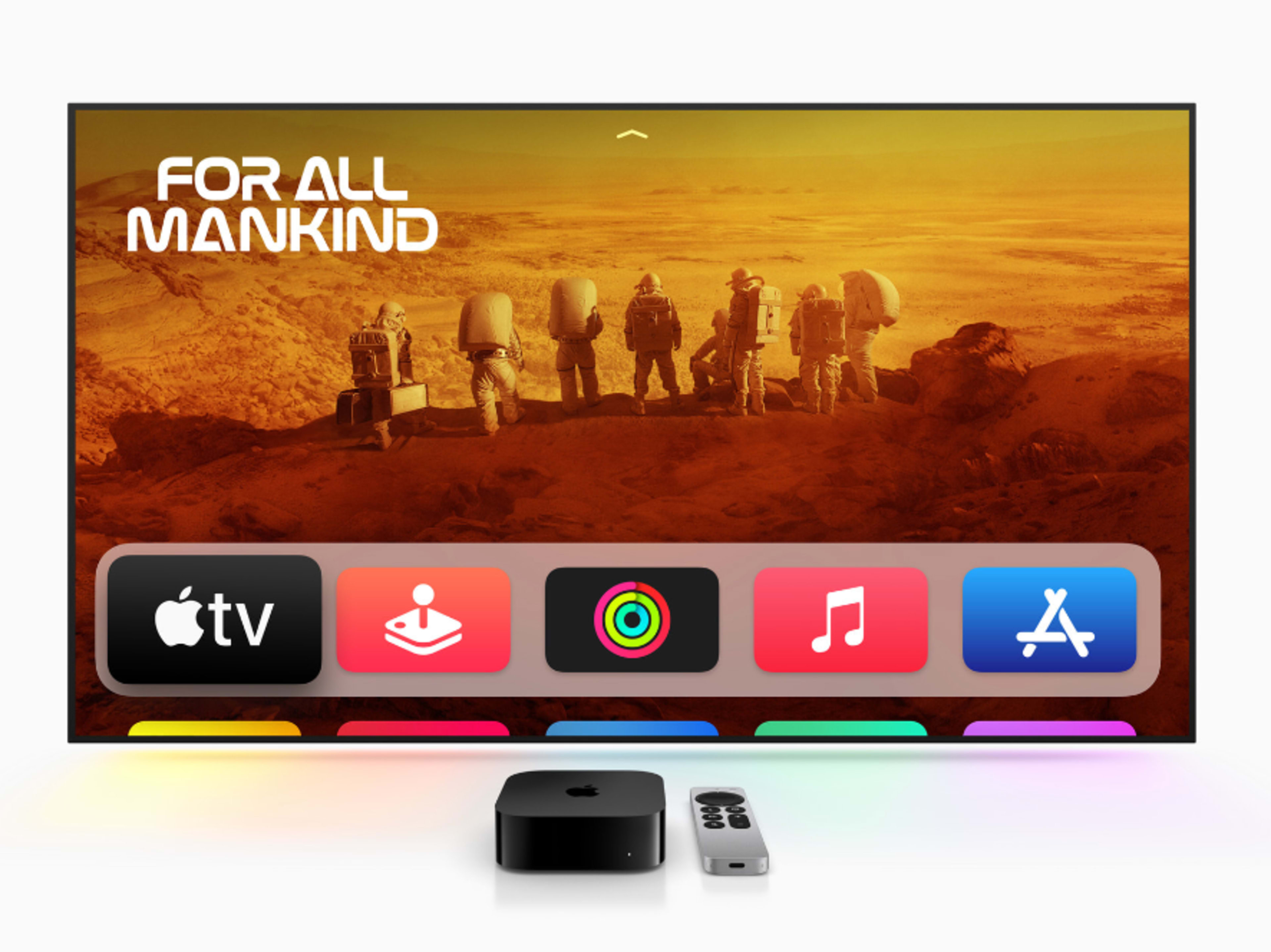50 Inch TV with Apple TV