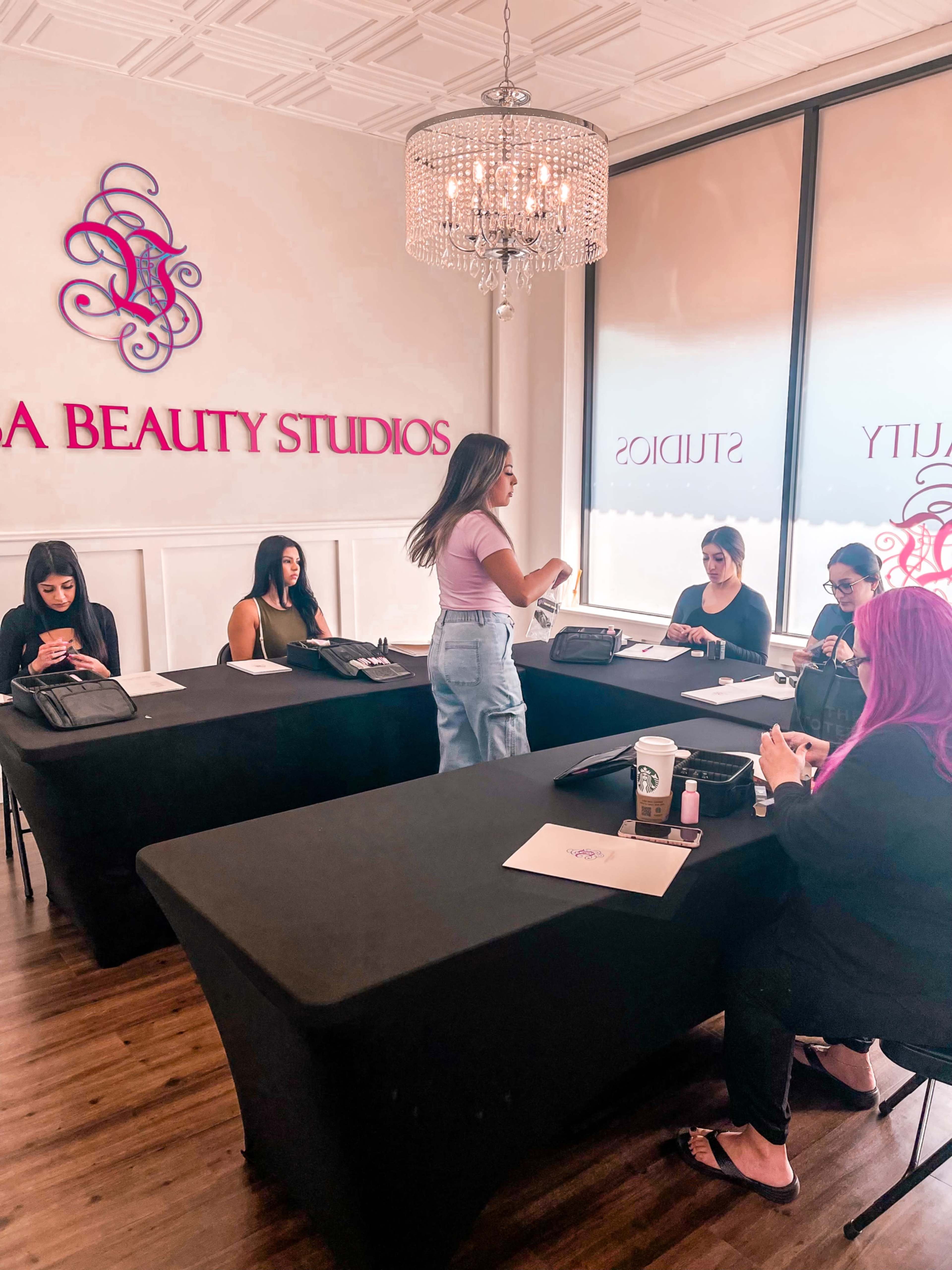 Classic & Feminine Classroom Space with Vibe Board Image in Monticello Park, San Antonio, TX