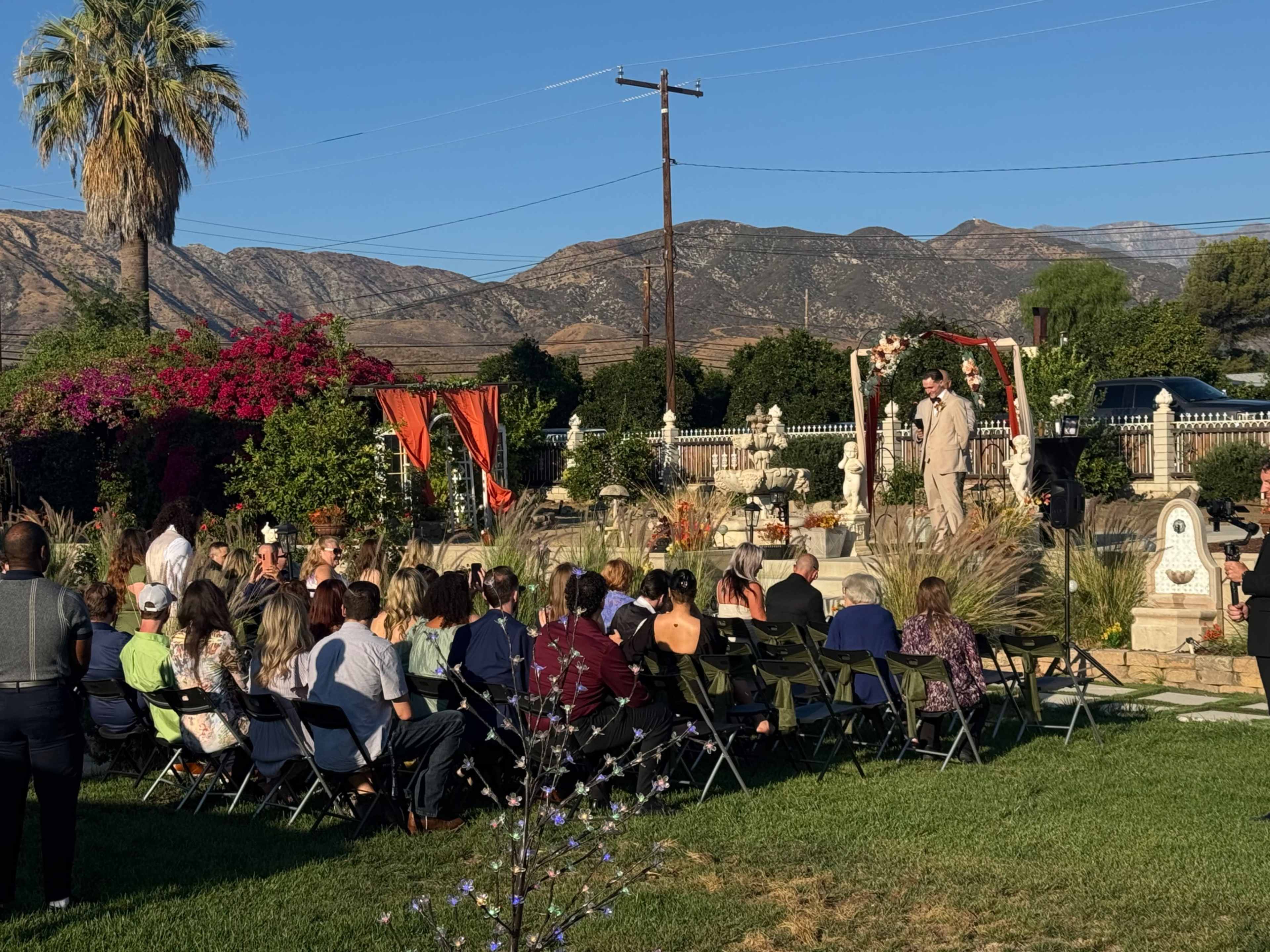 Elegant and magical backyard event space Image in Mentone, Mentone, CA
