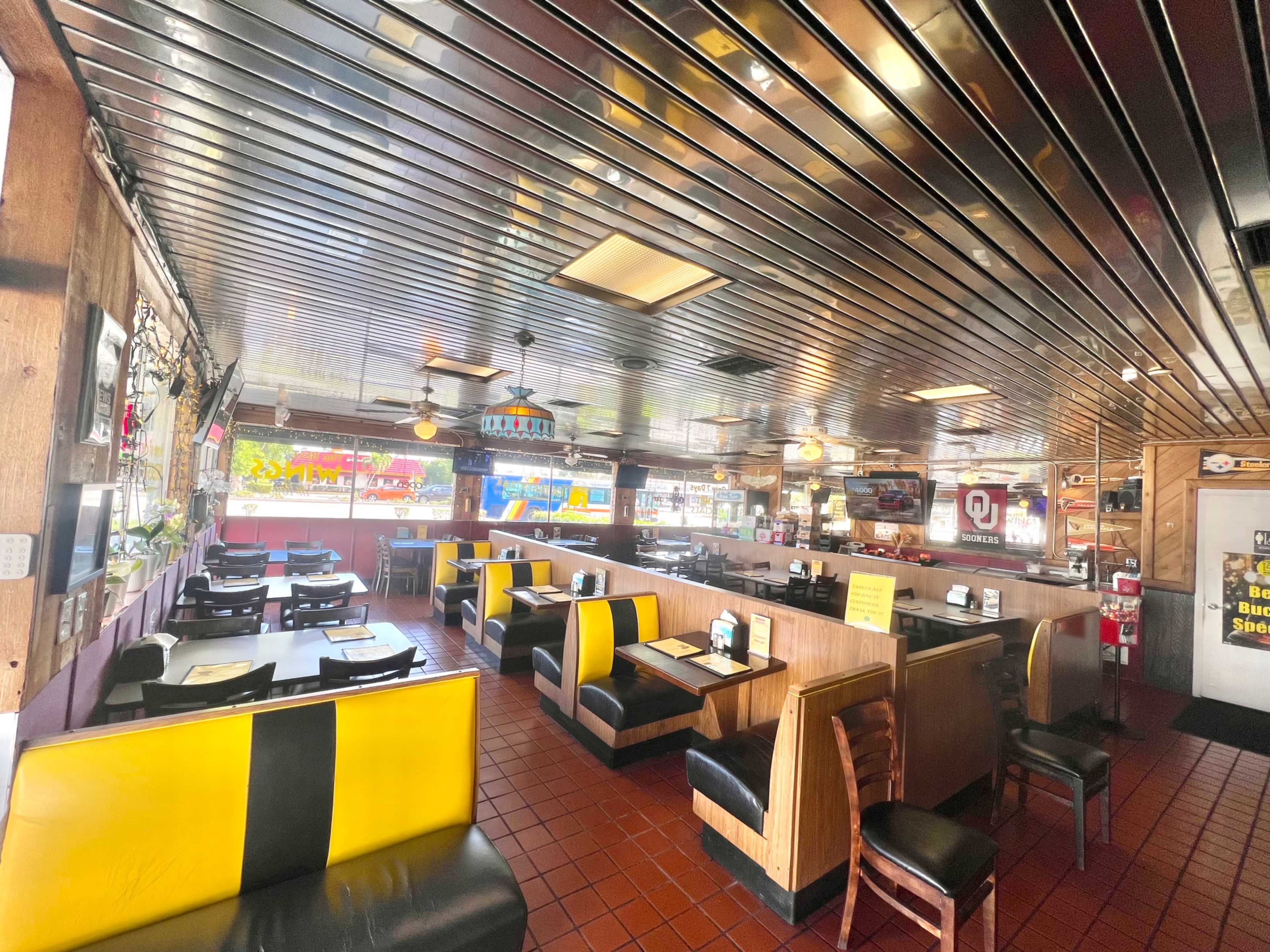 80's style restaurant with a sports theme! Image in Margate, Margate, FL