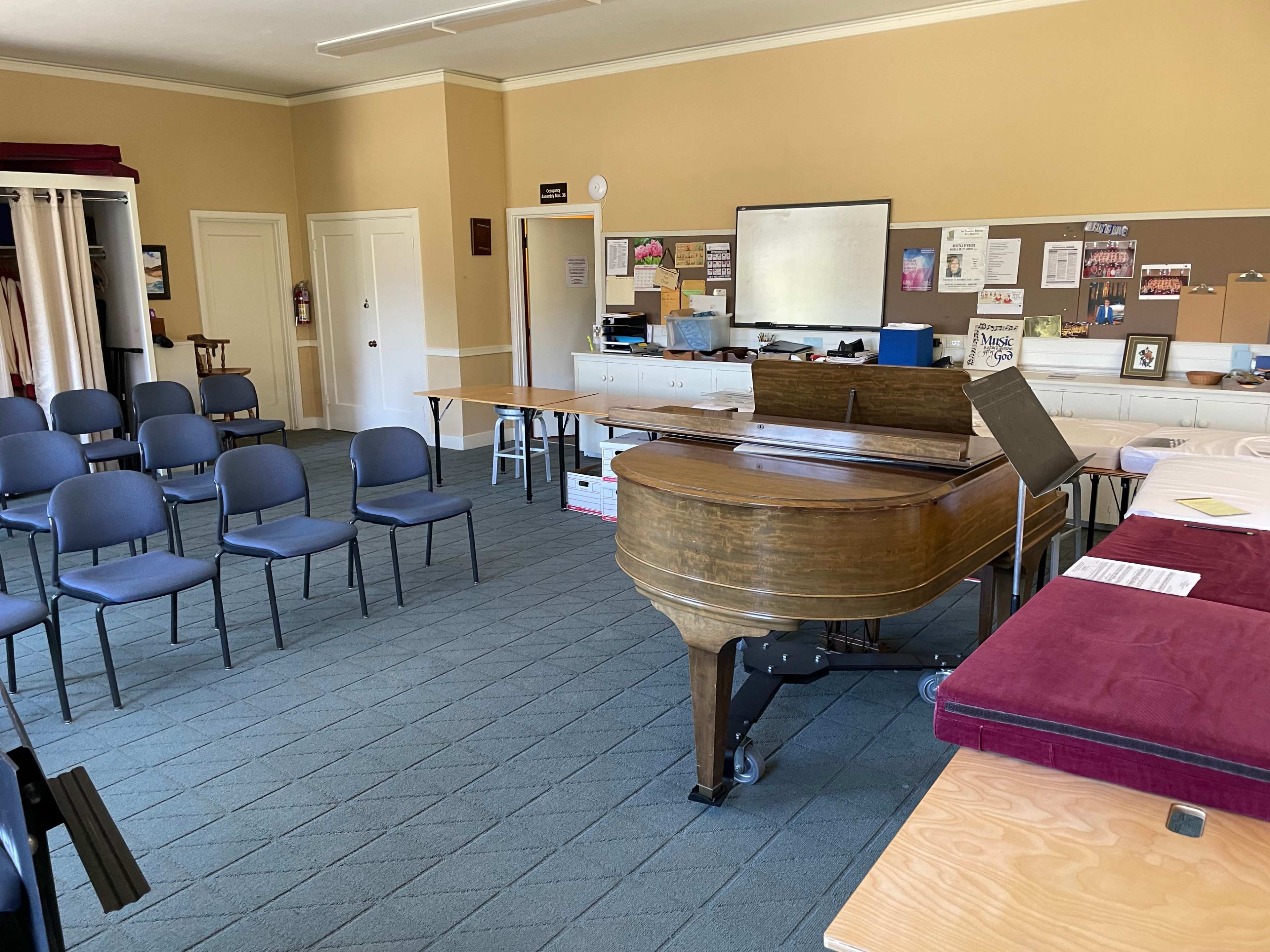 Choir Room: Intimate Music Performance and Rehearsal Space (Choir, Piano, etc.) Image in North Central, San Mateo, CA