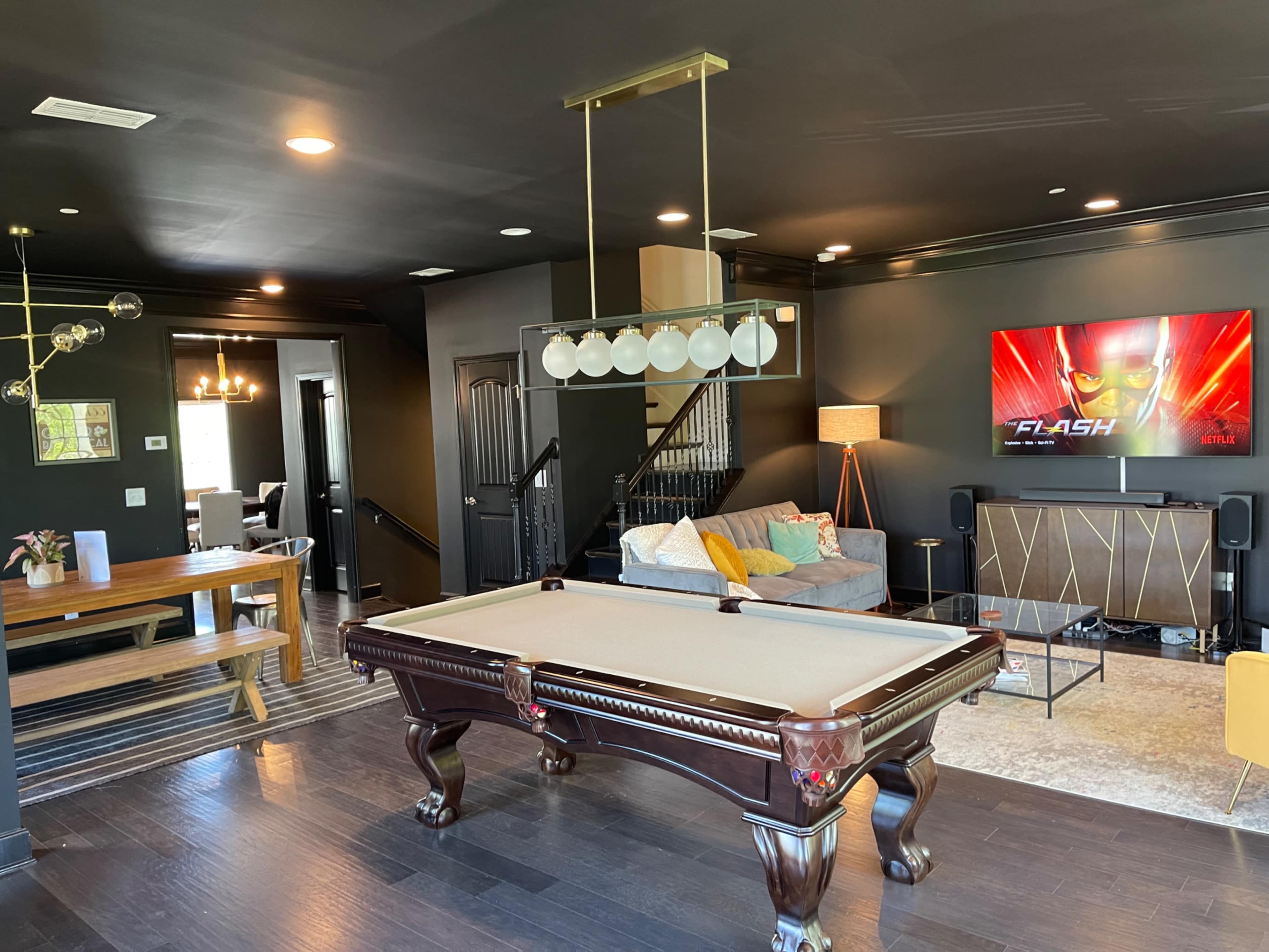 Super cool lounge with pool table, dart board, large TV’s, meeting tables and full kitchen Image in Franklin, Franklin, TN