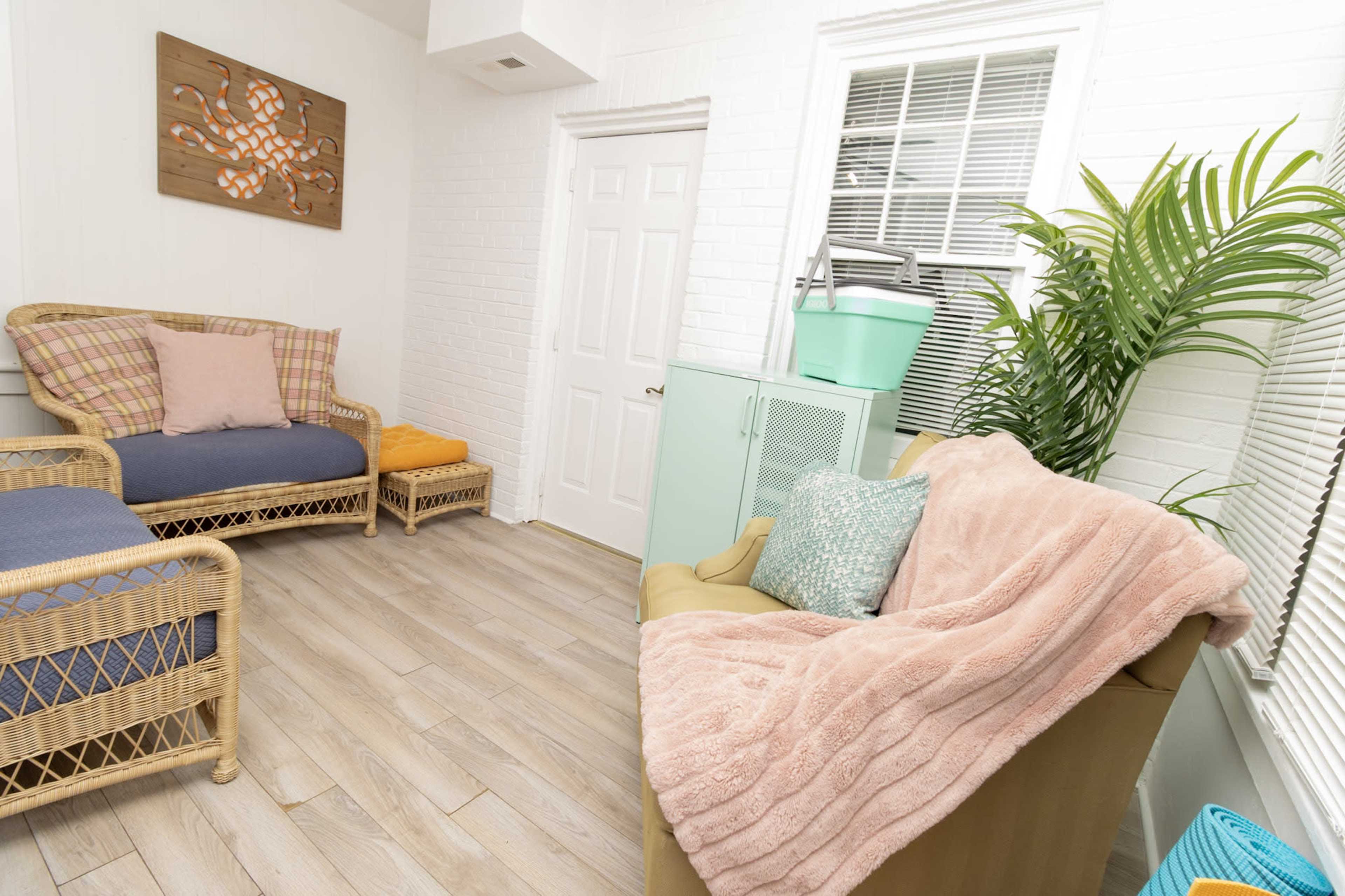 Beachside Duplex with Spacious Yard & Custom Mural Near Atlantic City Image in Ventnor City, Ventnor, NJ