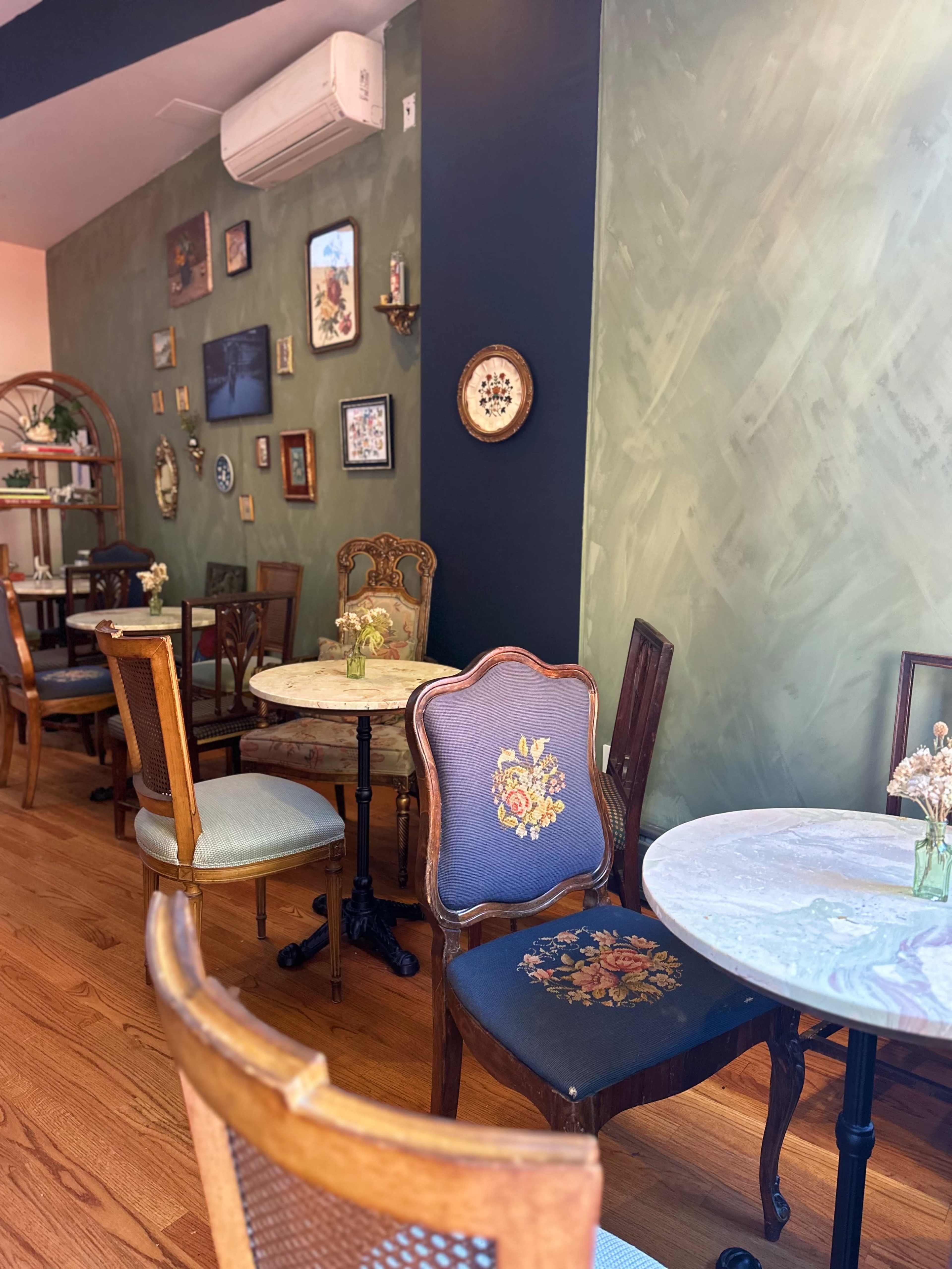 frenchie, romantic, and cozy cafe/flower shop in greenpoint Image in Greenpoint, Brooklyn, NY