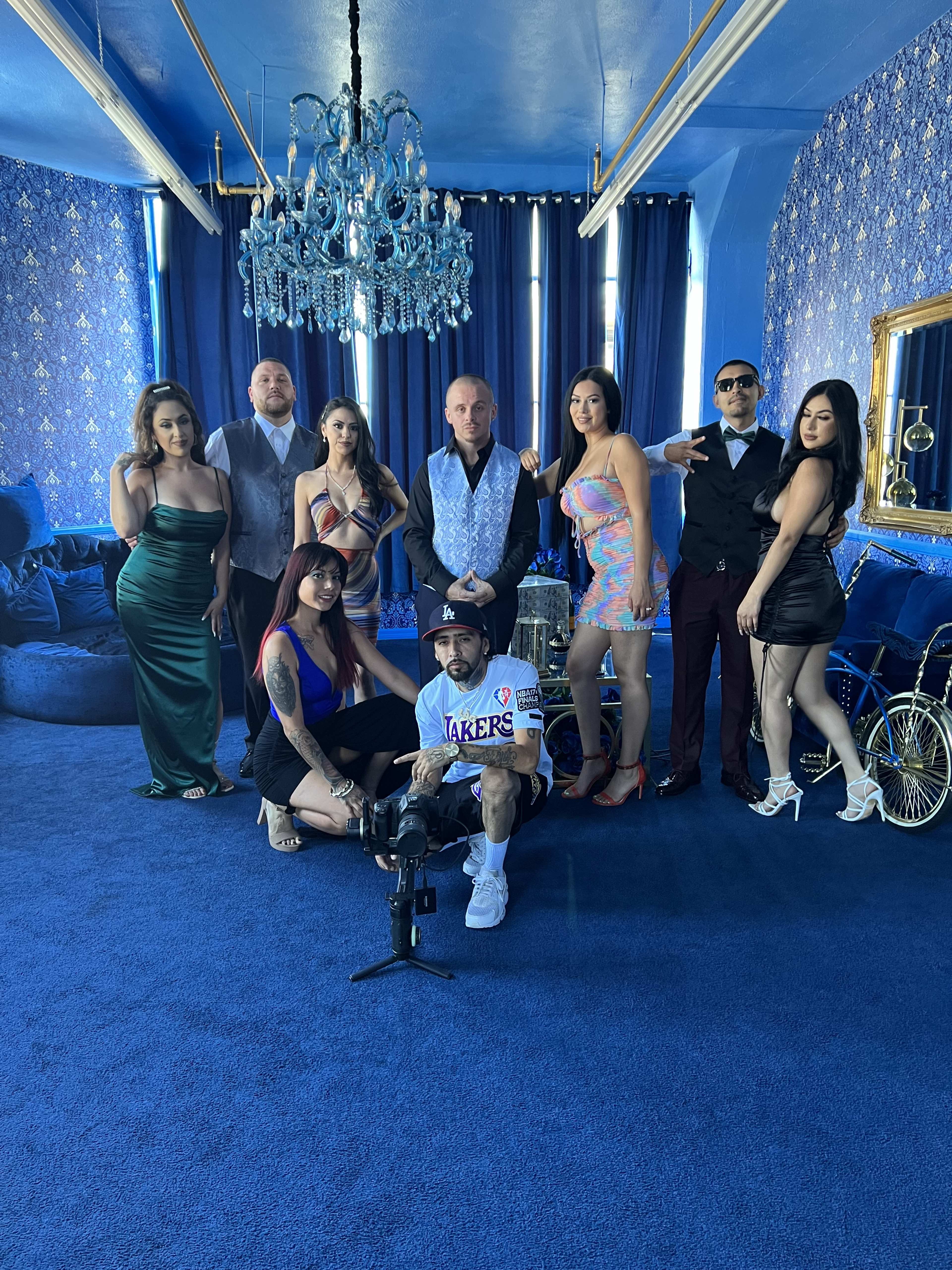 Dance music video shoot