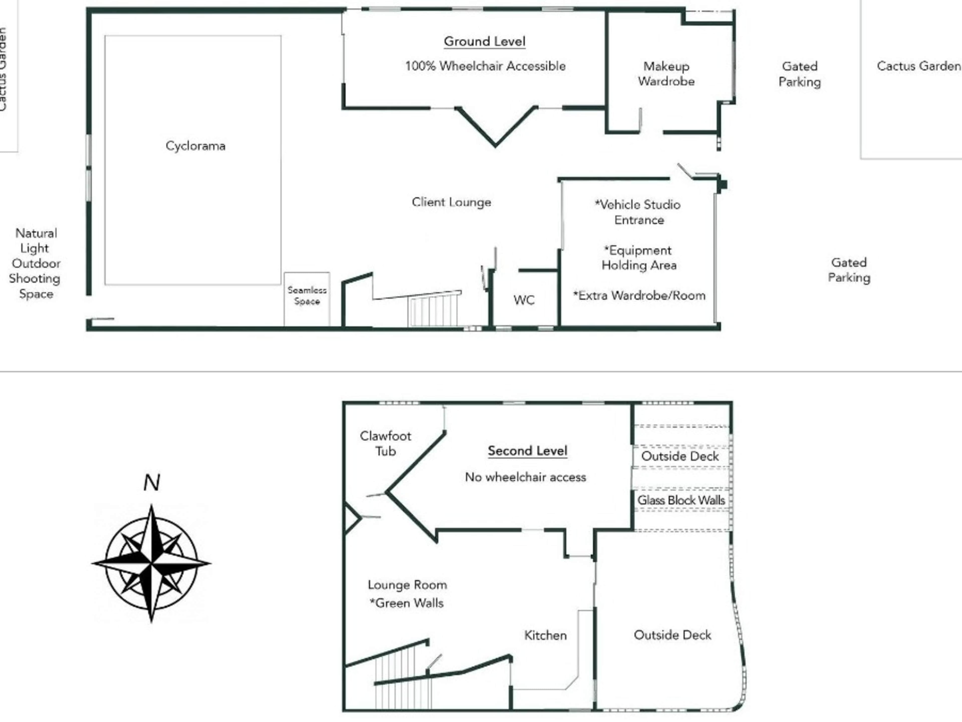 Use of Second Level - Rent hourly as you need.