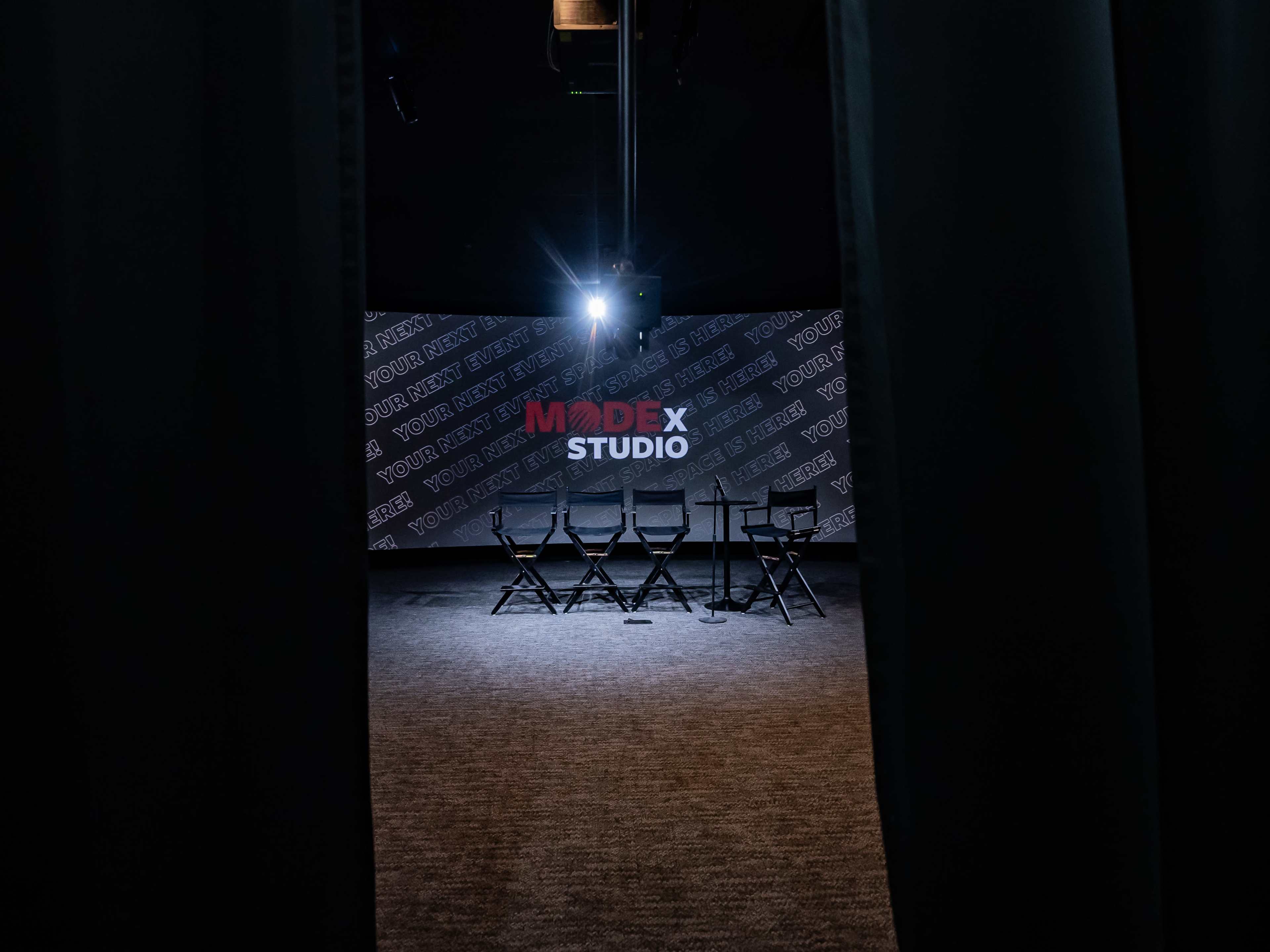 TV/Podcast Studio with 60 foot wide video wall in Buckhead Image in Buckhead, Atlanta, GA