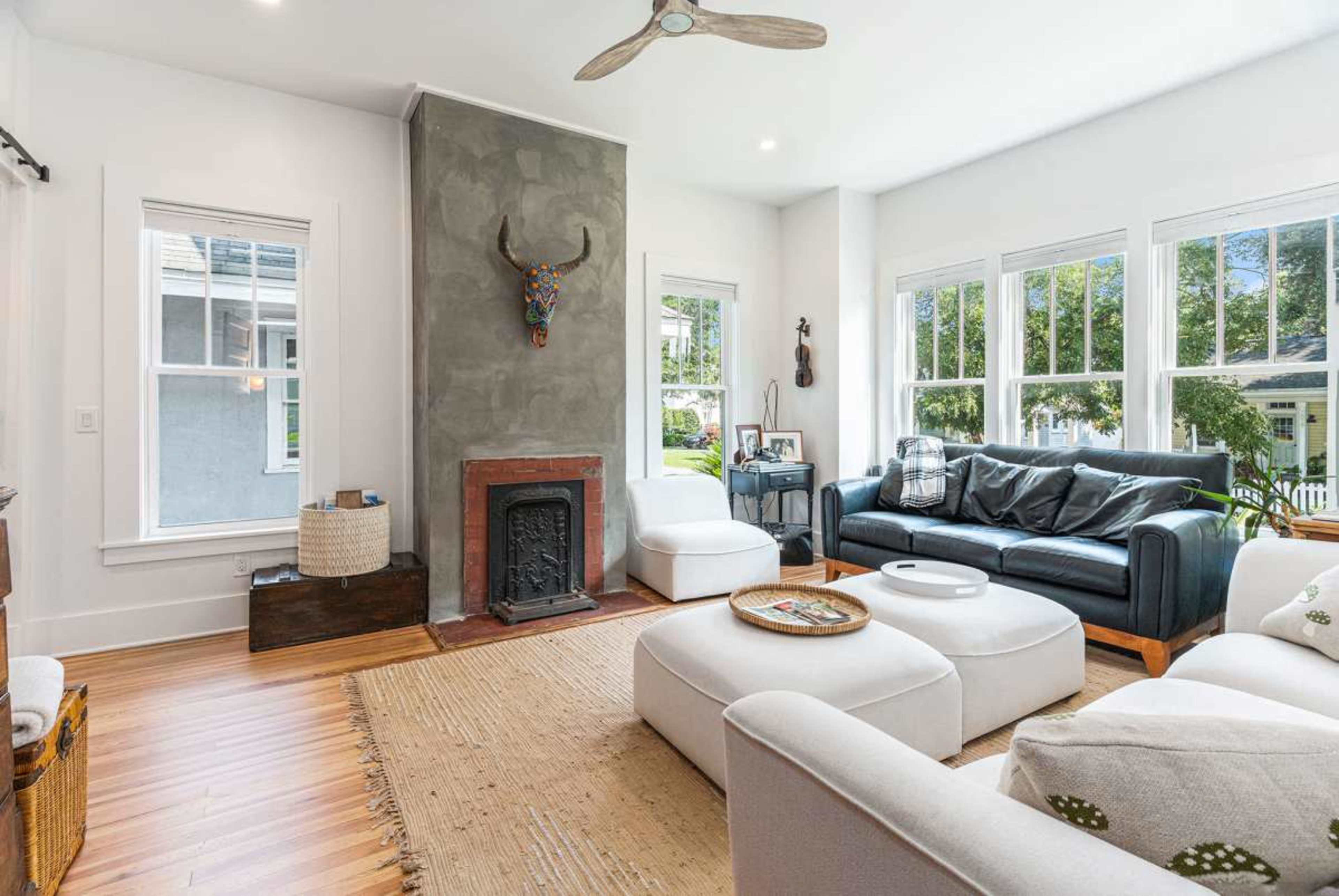 Funky 1920’s Home- exposed vintage beams and fireplaces Image in Park Circle, North Charleston, SC