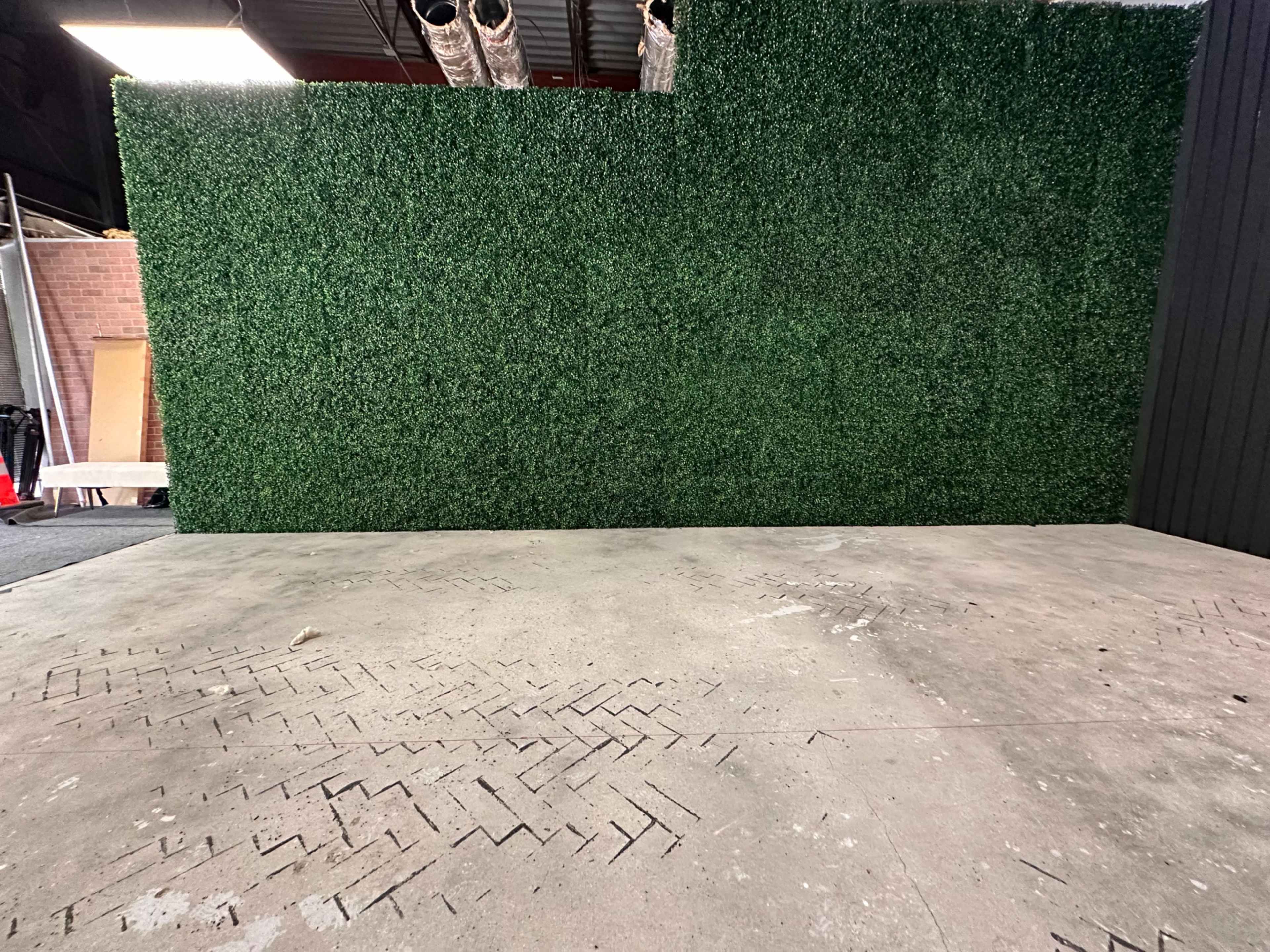 Stylish Content Studio with Grass WallS Image in Cumberland, Atlanta, GA