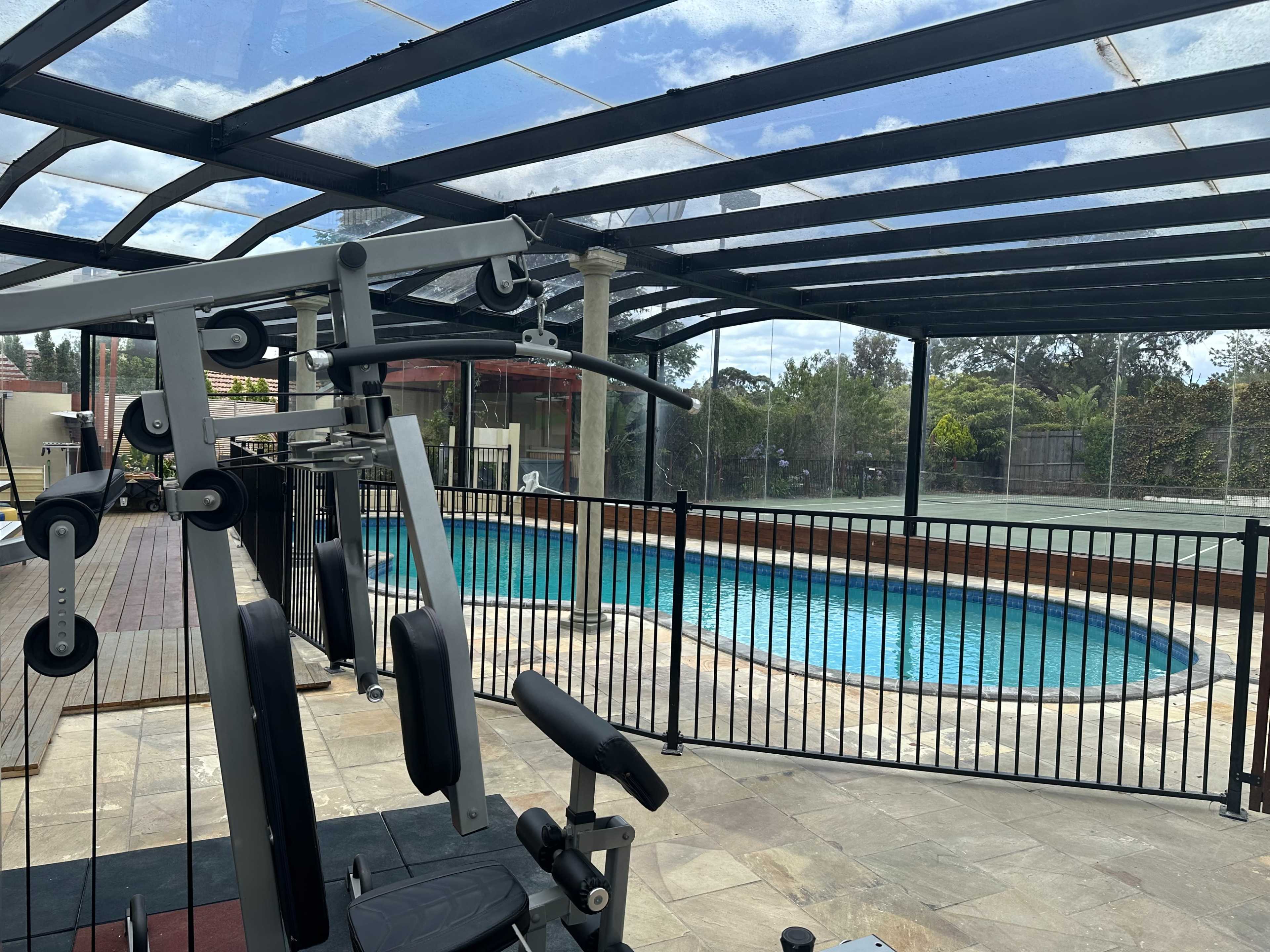 Spacious Indoor Pool Venue with Private Tennis Court for kids& families gatherings Image in Balwyn North, bawlyn north