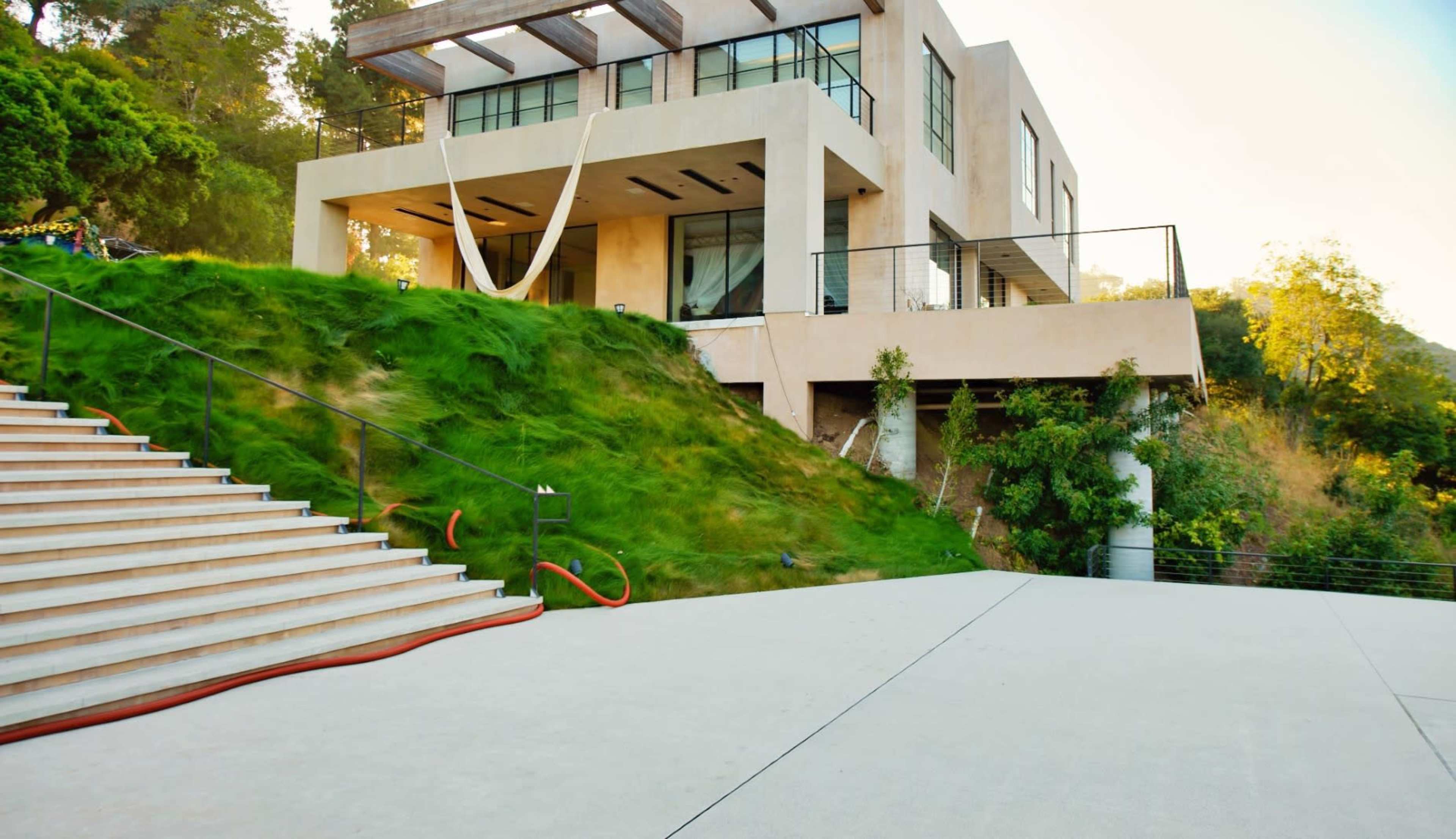 Modern, Upscale, Arty House with Olympic-Size Swimming Pool in Bel Air Image in Bel Air, Los Angeles, CA