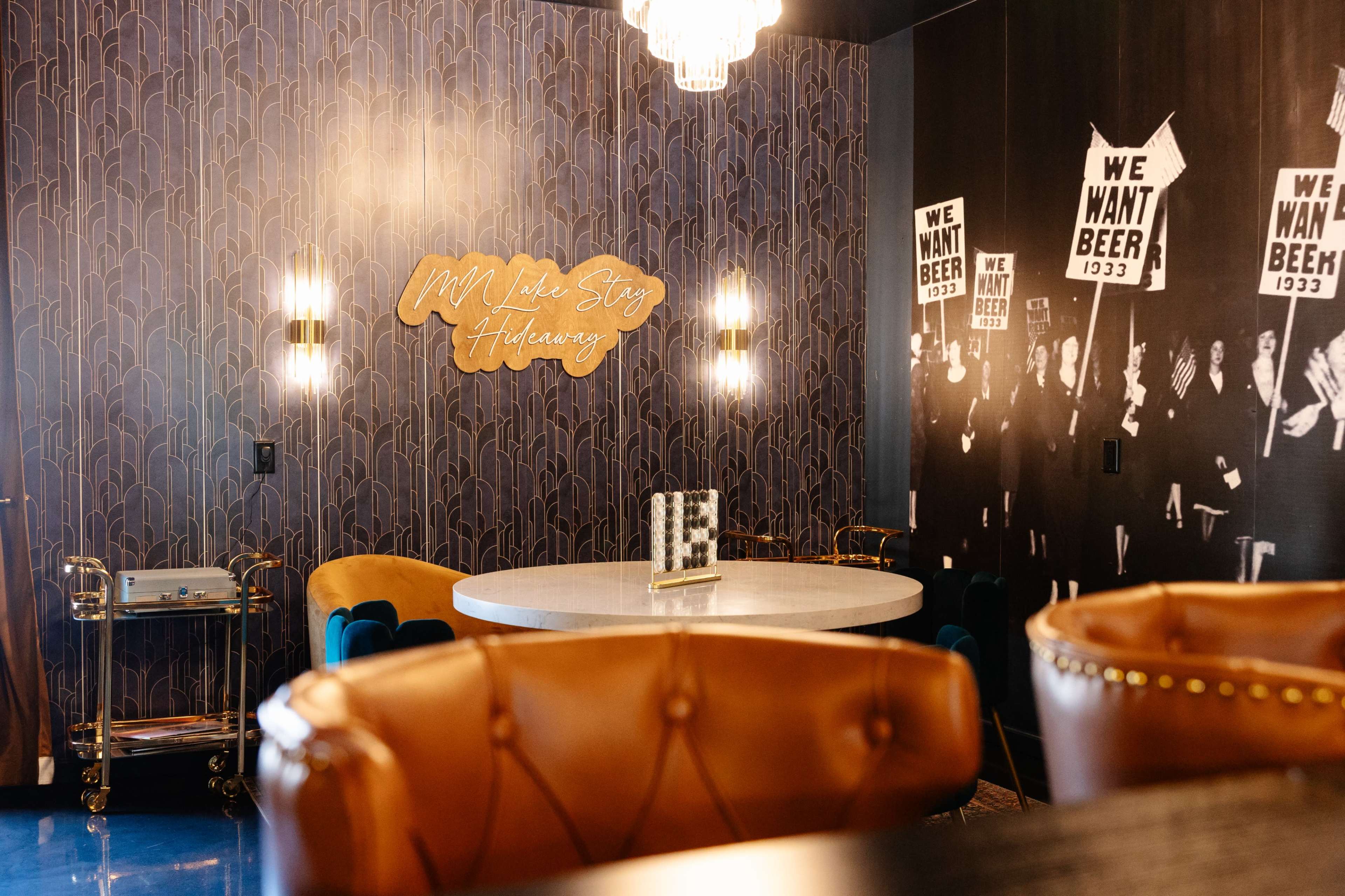 private speakeasy for small gatherings Image in Lake Edward Township, nisswa, MN