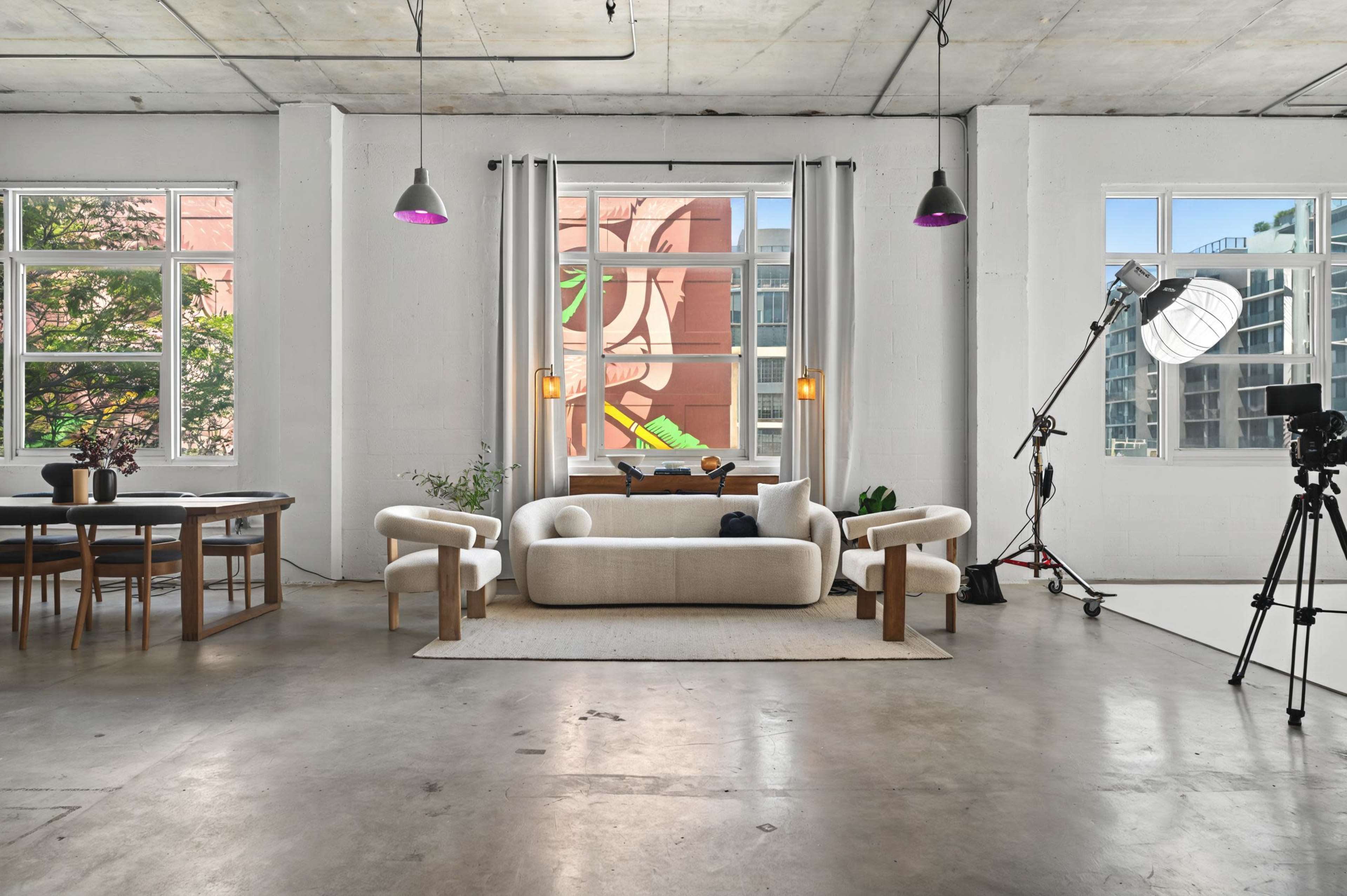 Wynwood Film, Podcast and Photo Studio (Equipment/Videographer Add On Option) Image in Wynwood, Miami, FL