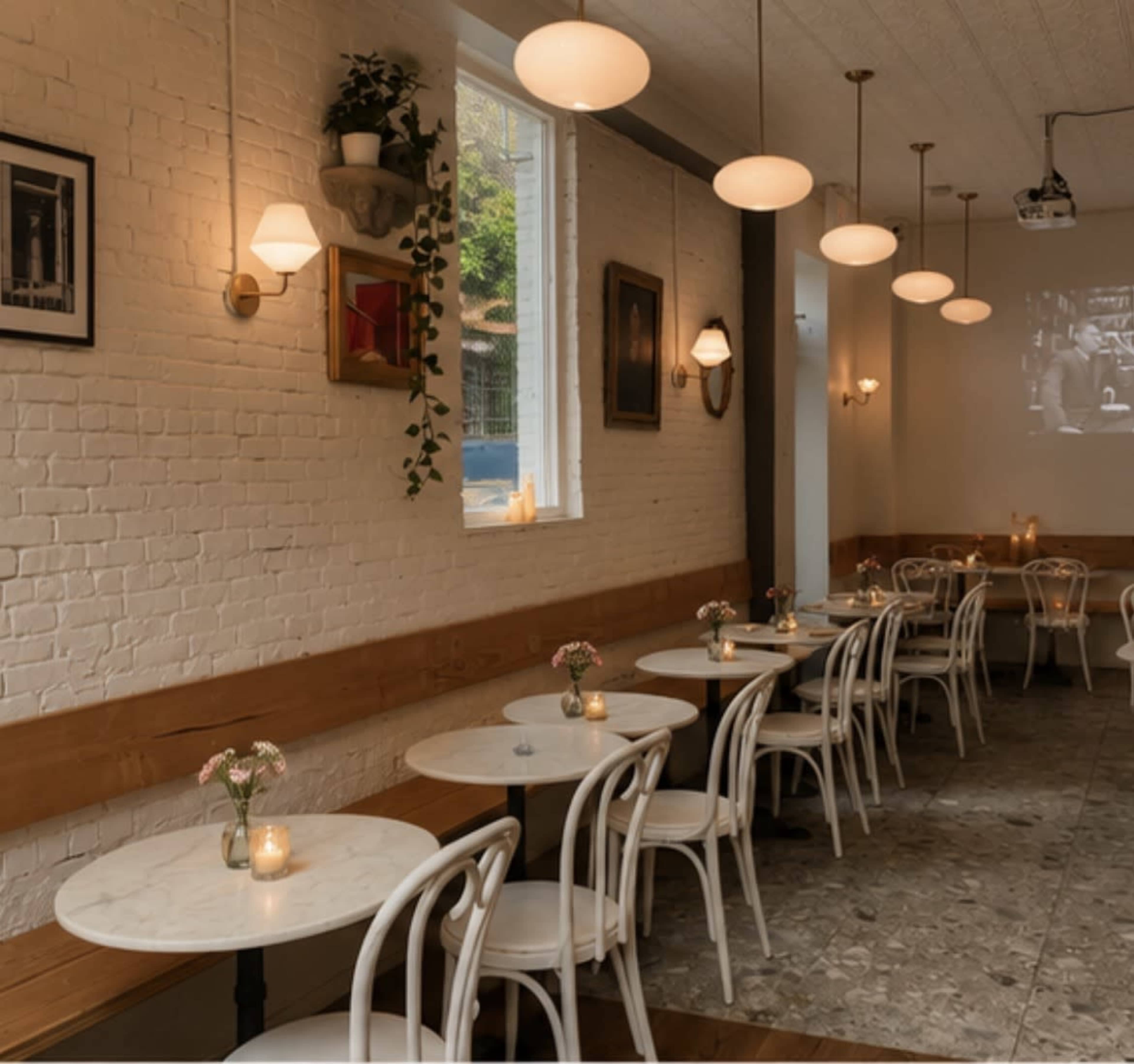 Modern Williamsburg Café & Cocktail Bar | Private Events, Dinner Parties & Photo Shoots Image in Williamsburg, Brooklyn, NY