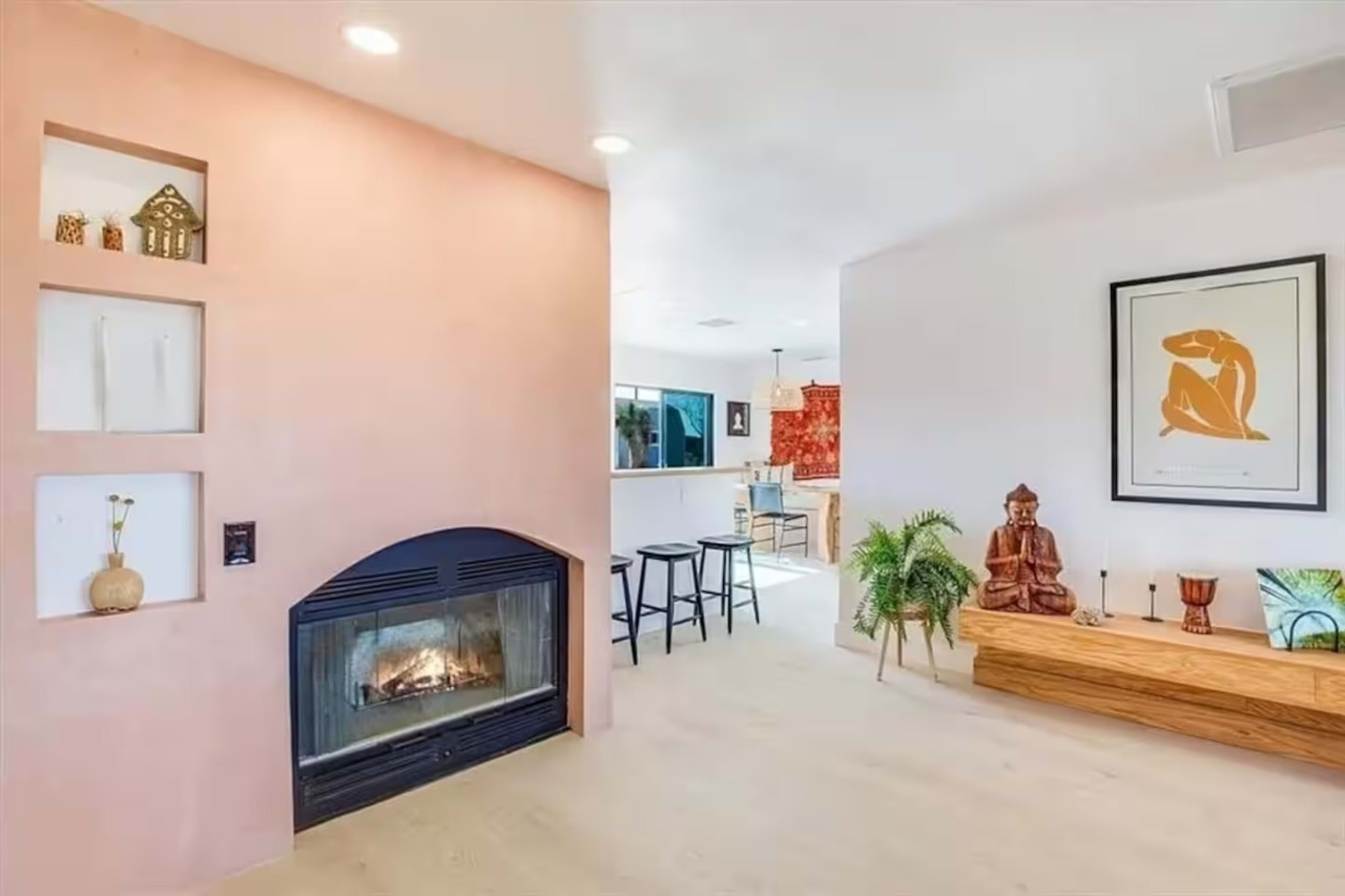 Dreamy desert pink house Image in , Yucca Valley, CA