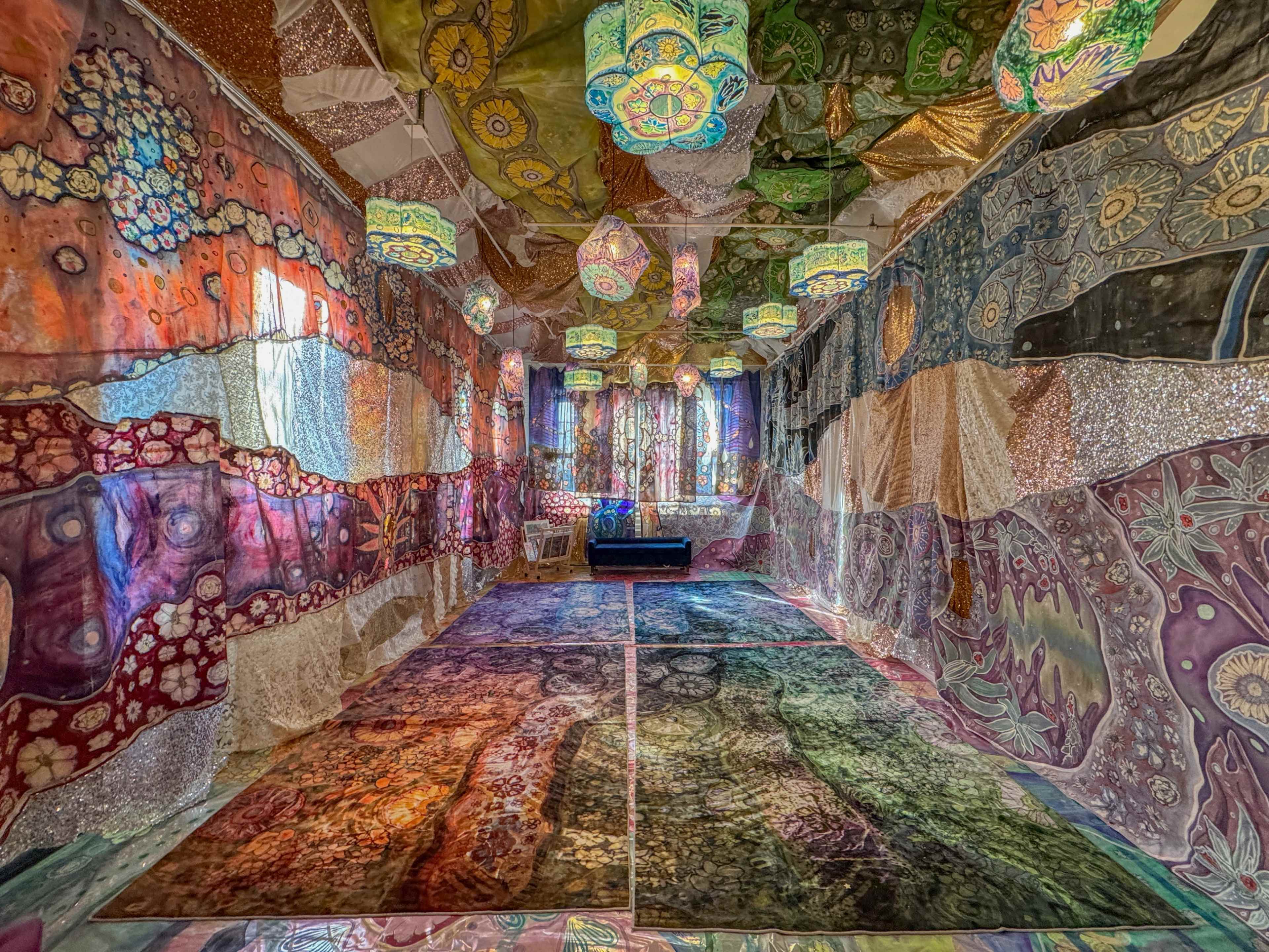 Psychedelic Immersive Colorful Art Studio with Natural Light Image in Ridgewood, Ridgewood, NY