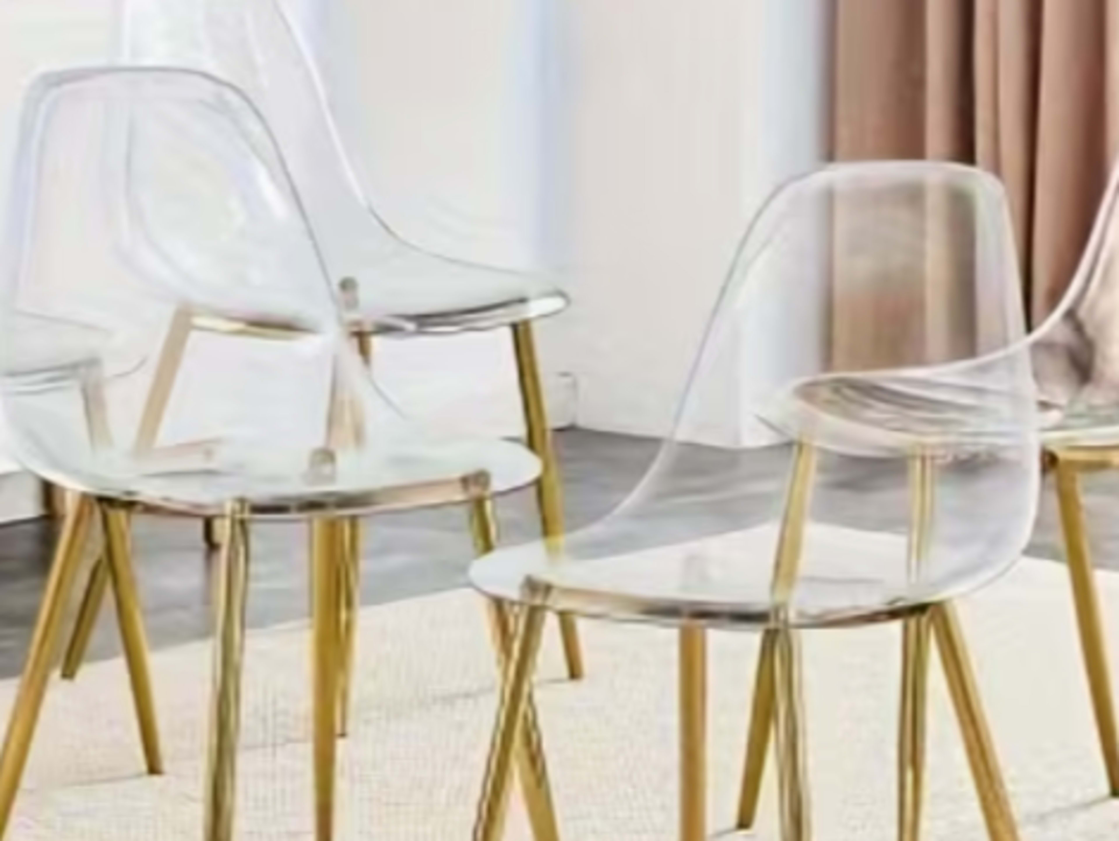 Acrylic High Back Chairs