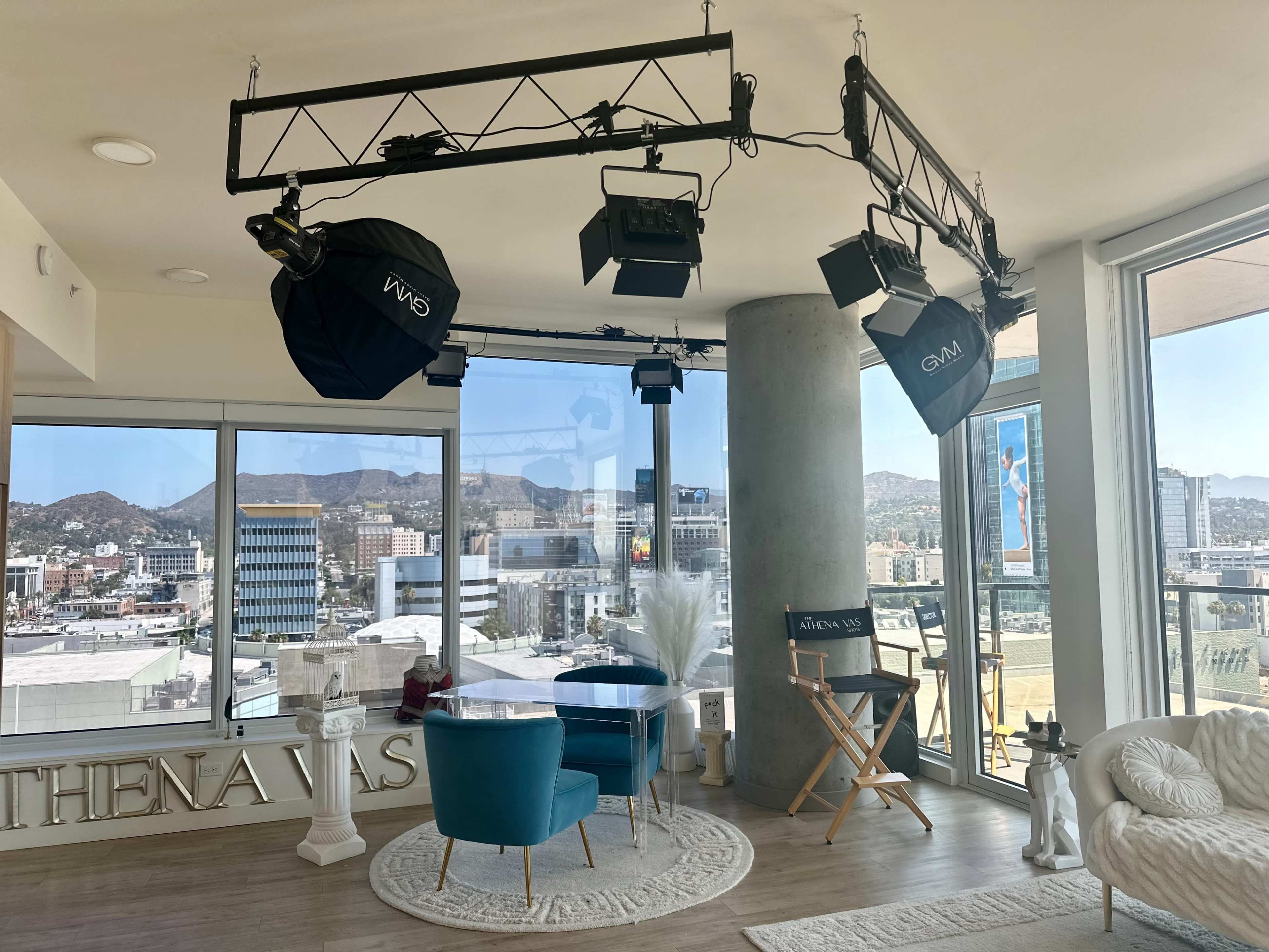 Photo/Video Studio with Hollywood Sign & Views of Downtown Image in Hollywood, Los Angeles, CA