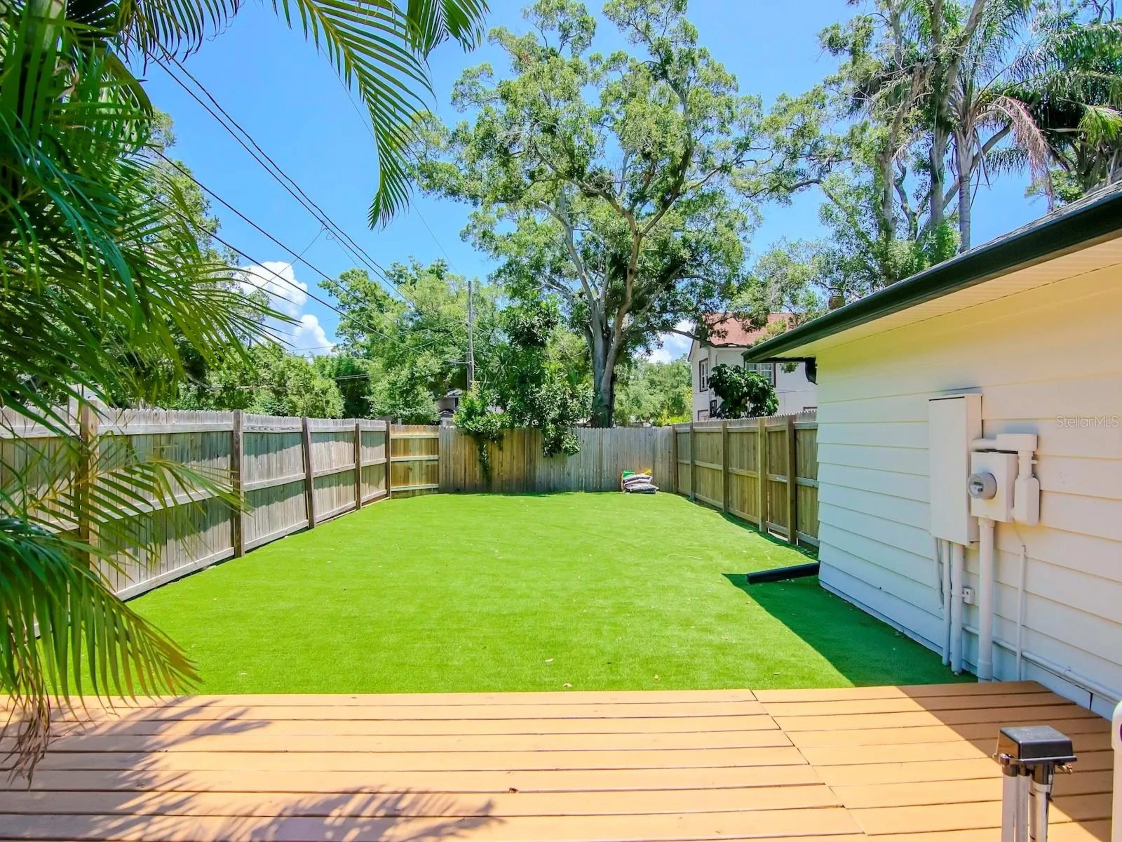 Backyard Pool Oasis with Extra Yard Image in St. Petersburg, St Petersburg, FL