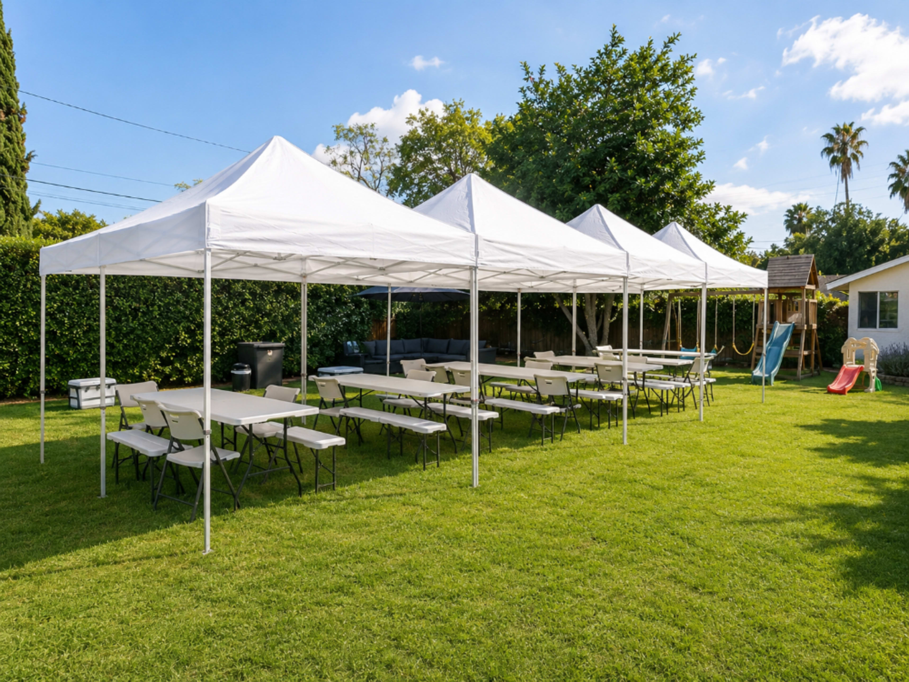10 ft. x 30 ft. pop-up tent