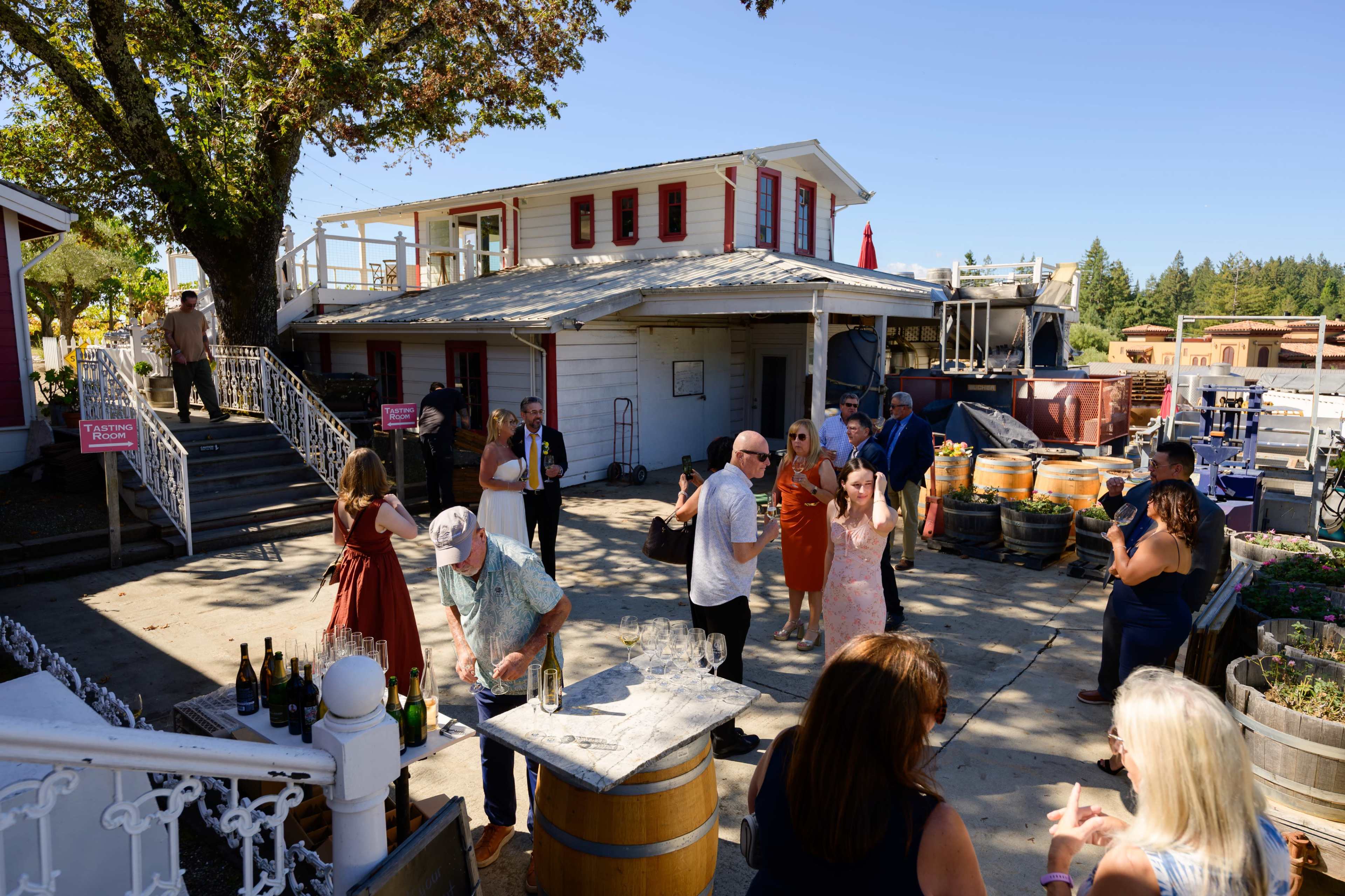 Wedding & Event space at a Winery/Vineyard Image in , Los Gatos, CA