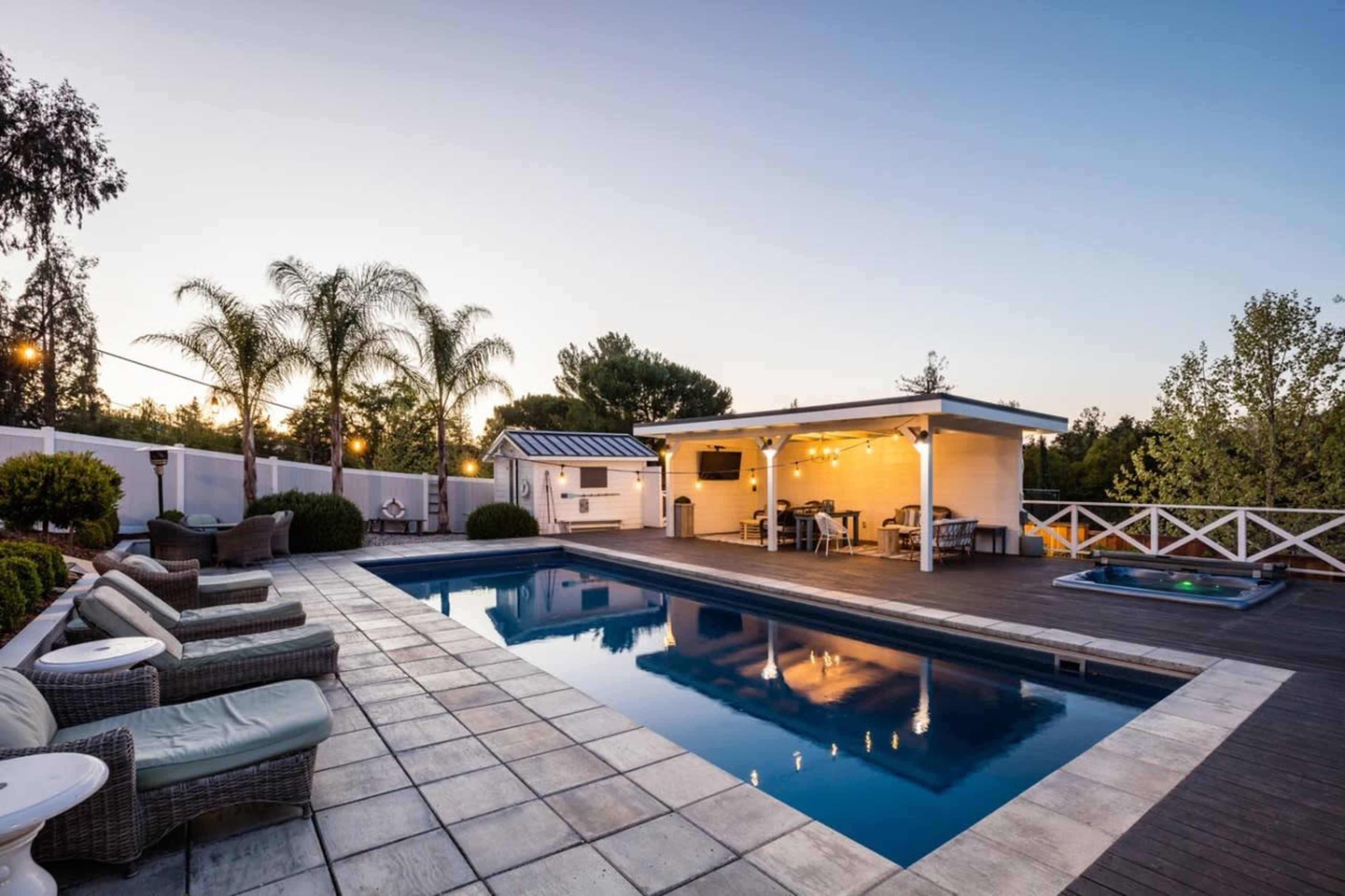 Resort Pool, Spa & Cabana in Los Gatos Image in Los Gatos, Los Gatos, CA