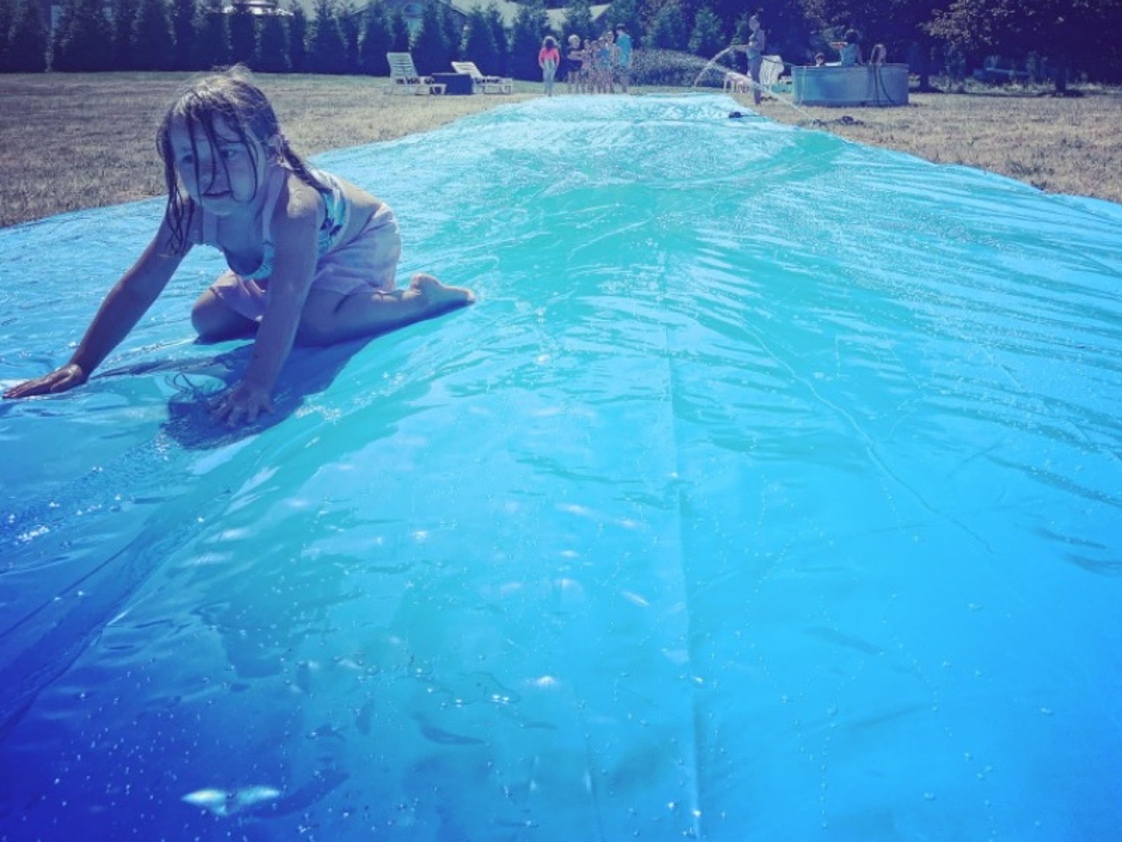 Giant slip & Slide for the hottest summer days