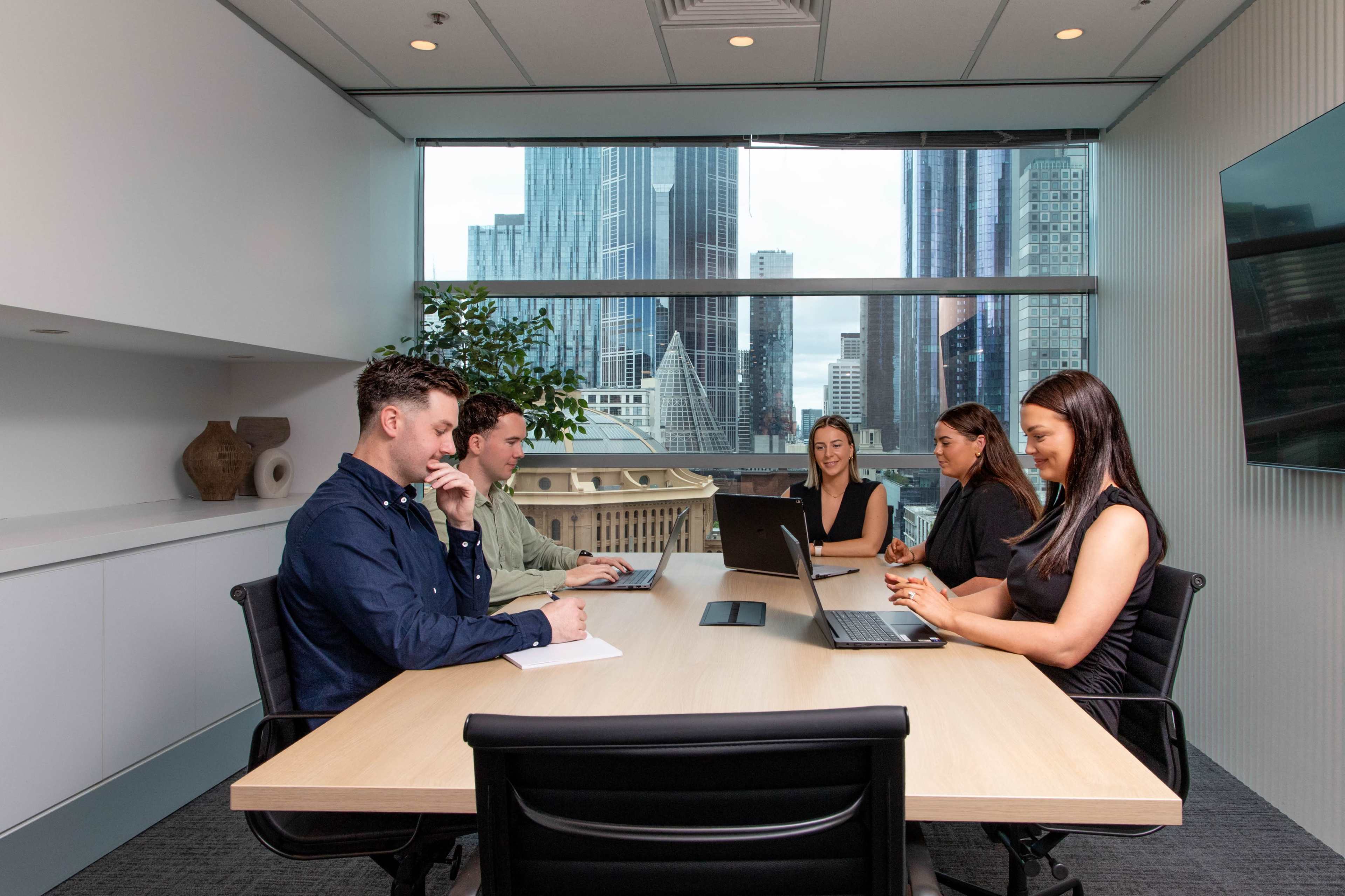 6 Person Boardroom in Melbourne CBD Image in Melbourne CBD, Melbourne, VIC