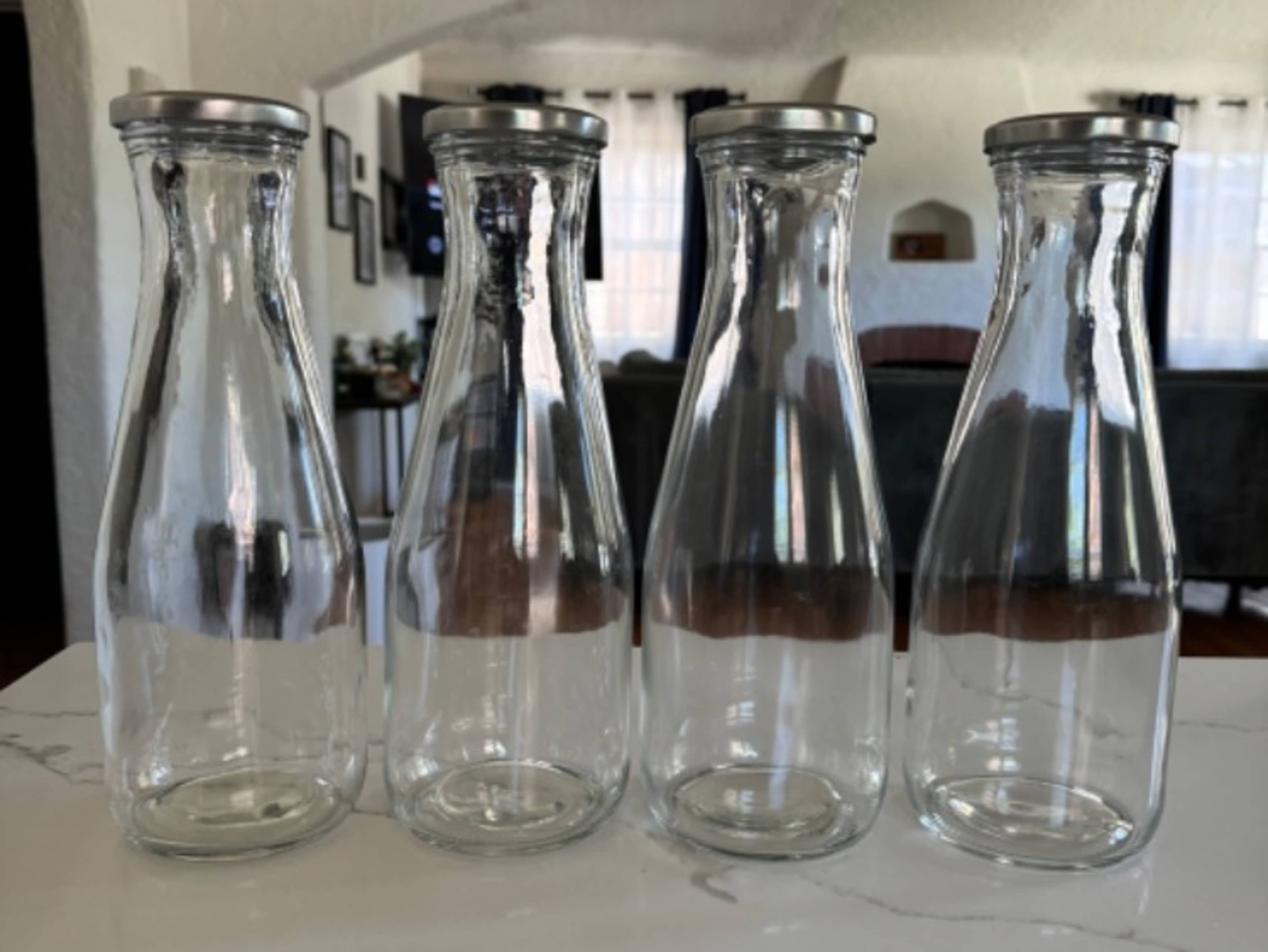 4 Pack Glass Carafes