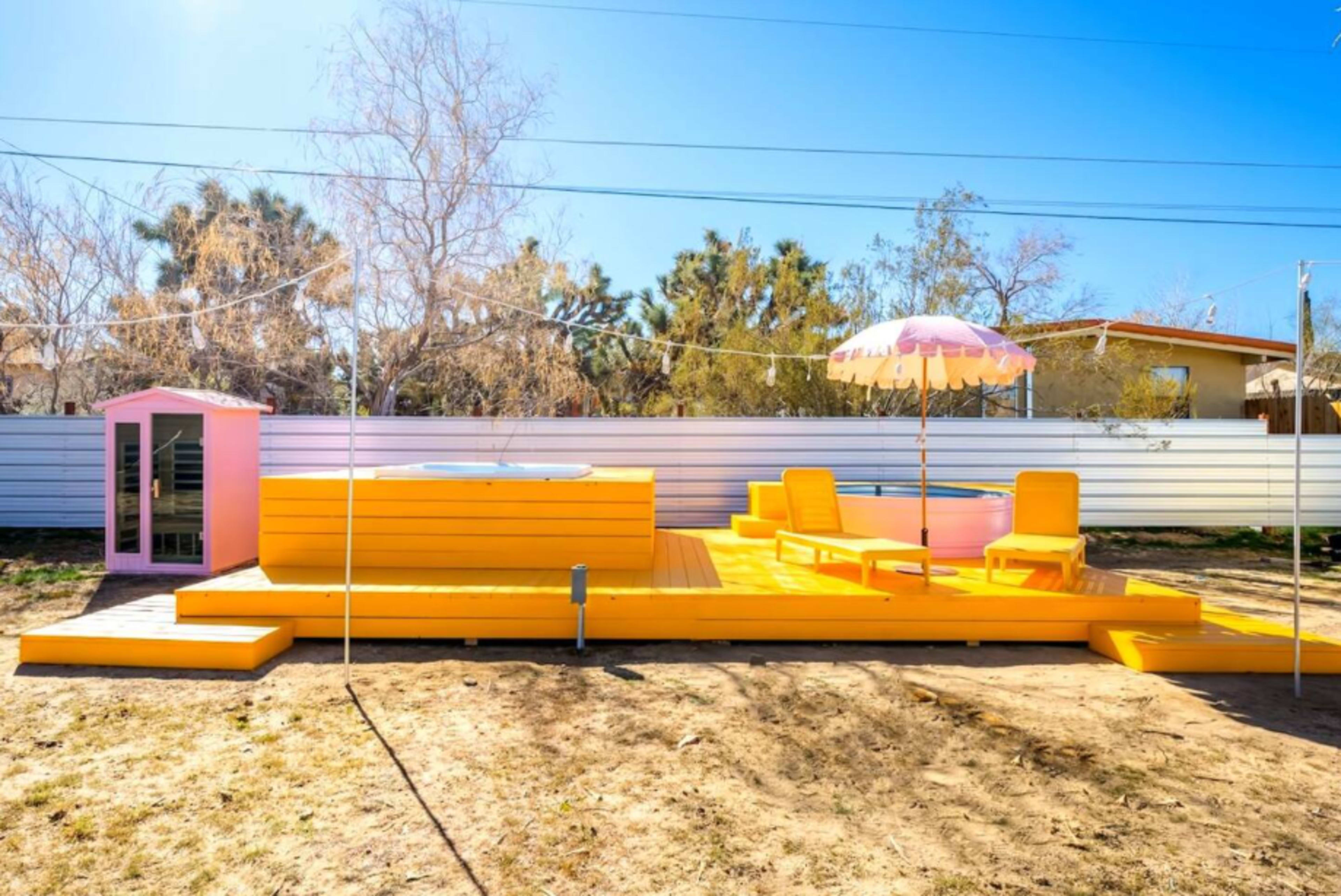 Pink Disco House: Perfect for Photoshoots & Video Content Image in Yucca Valley, Yucca Valley, CA