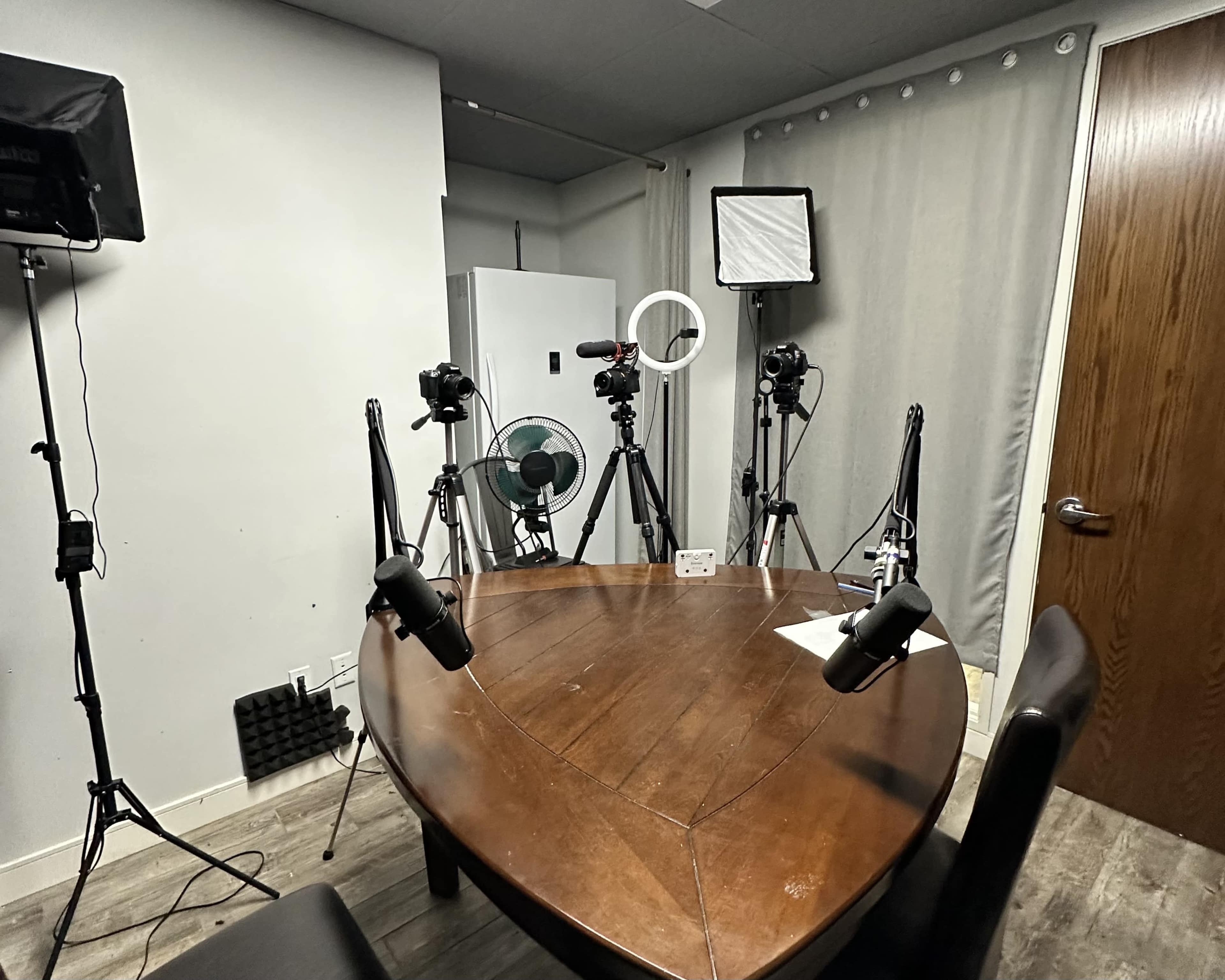 Podcast space with camera and sound equipment. Image in Stevenson Ranch, Stevenson Ranch, CA