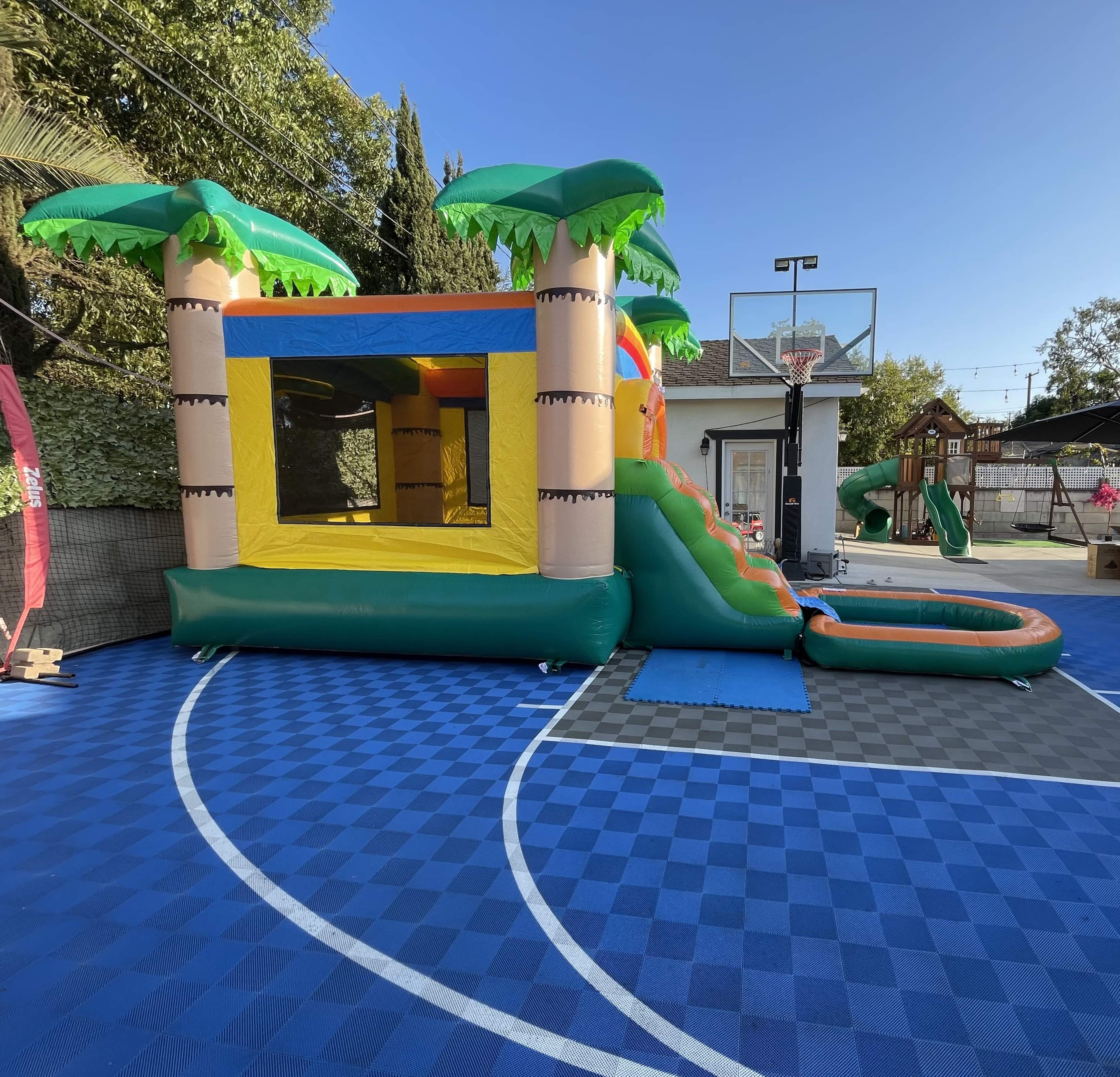 Reptile Show, Photo booth Included!  Bounce House, Tables/Chairs, Canopies available as add ons at low price. Private Backyard for Kids Birthday Parties/ Baby Showers/Baptism only. Free bball court, playground, and many more included! Image in Northwest Anaheim, Anaheim, CA