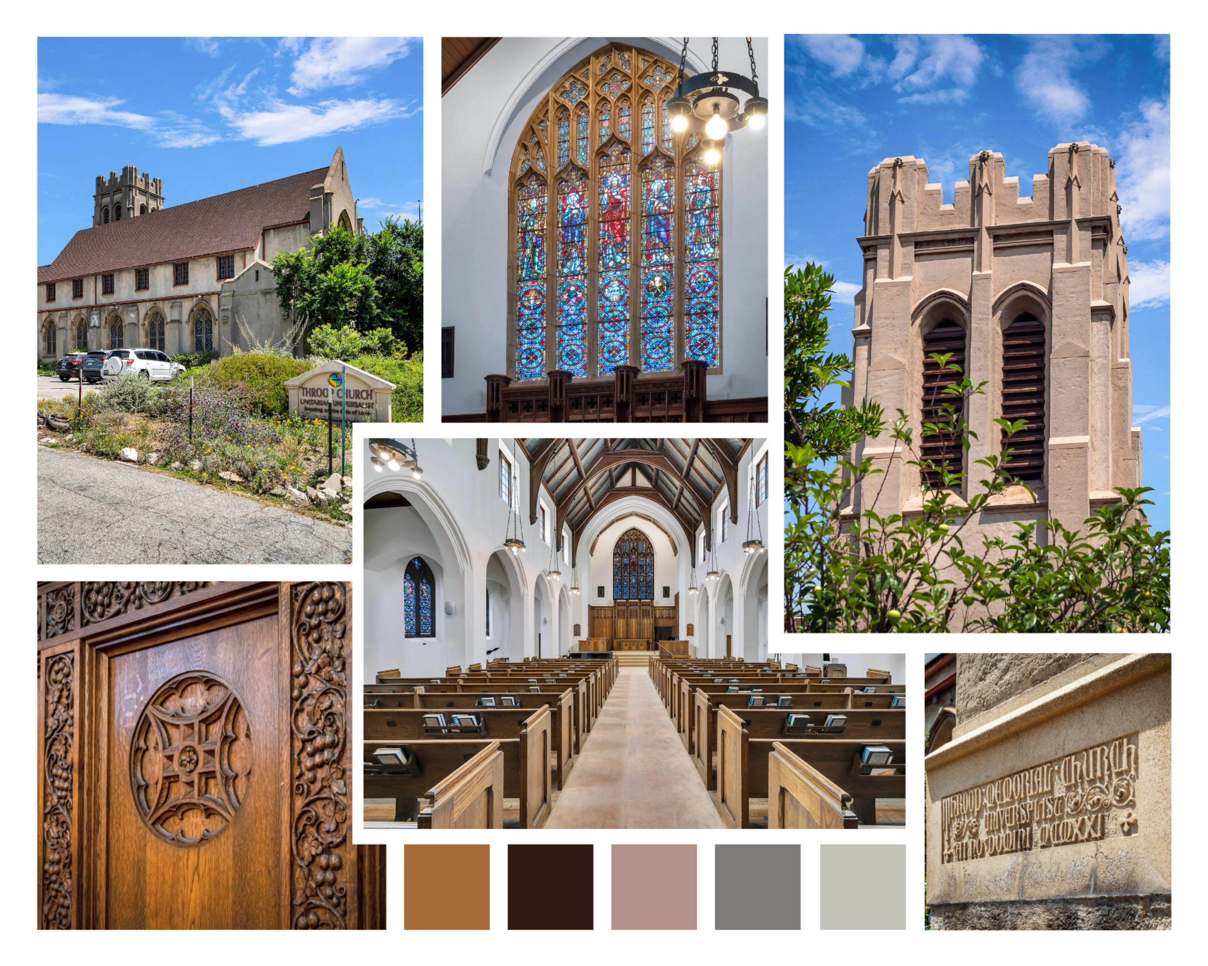 ORIGINAL GOTHIC CHURCH W/CHARLES CONNICK WINDOWS Image in Pasadena, Pasadena, CA
