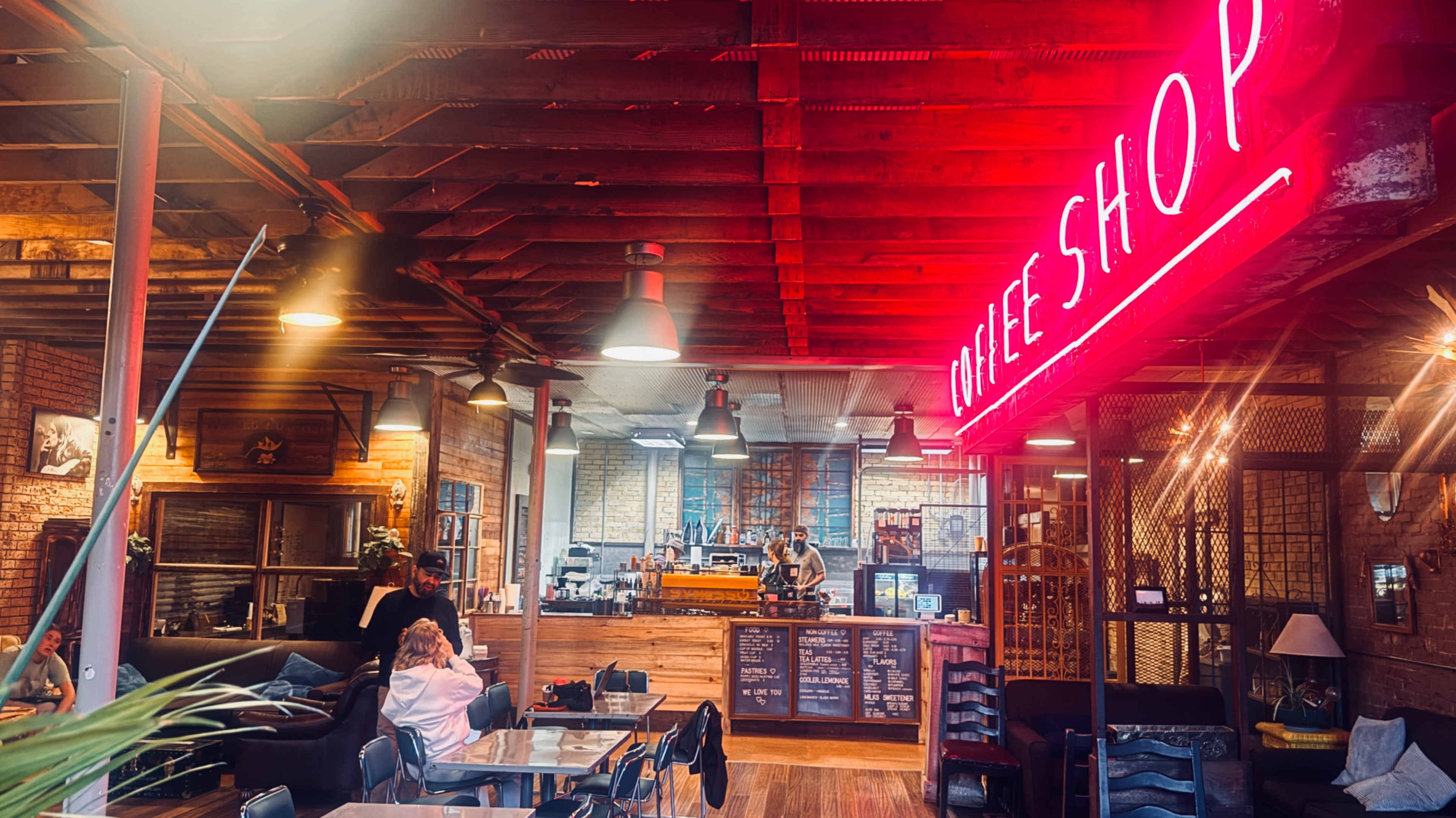 Coffee Lounge - Open floor space with private nooks and general area with stage. Image in Joaquin, Provo, UT