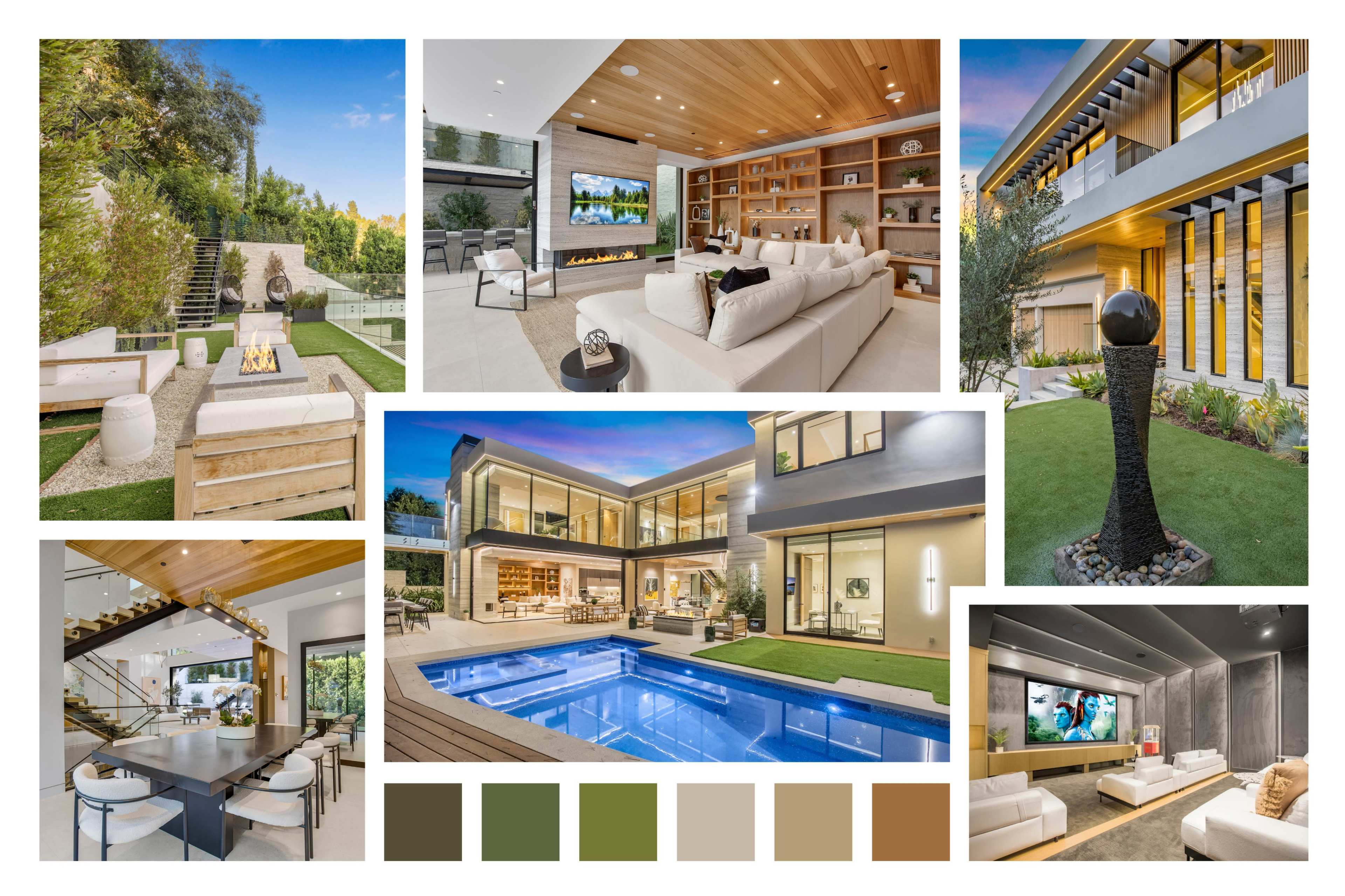 HUTTON ARCHITECTURAL SHOWSTOPPER/ ATRIUM/ POOL Image in Beverly Crest, Beverly Hills, CA