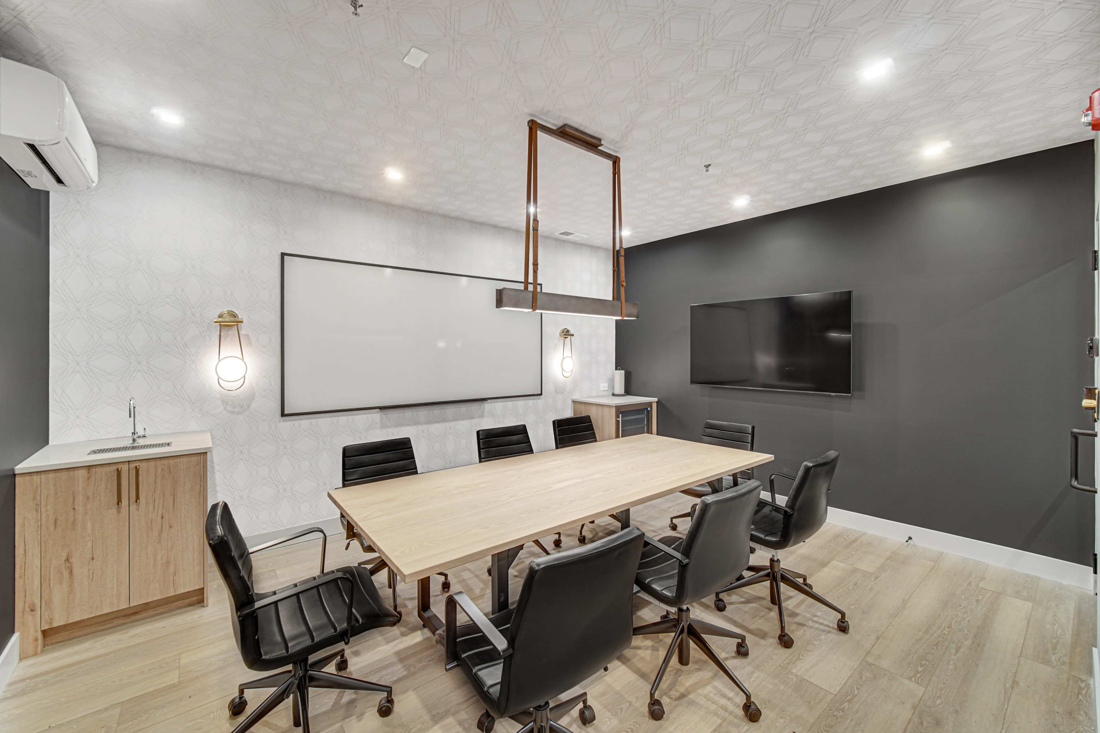 CHIC PROFESSIONAL MODERN CONFERENCE ROOM in downtown Glen Ellyn Image in Milton Township, Glen Ellyn, IL