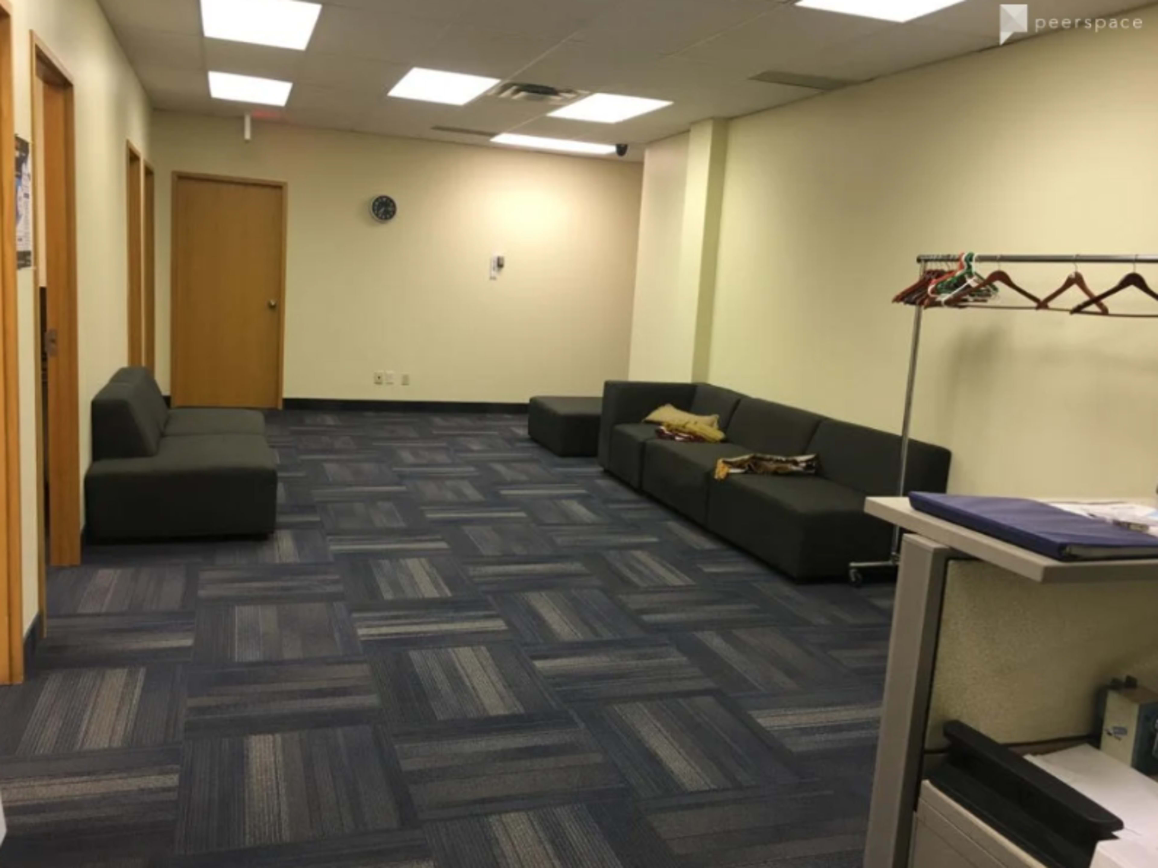 Modern Conference Room for 15 | Training & Meeting Space | Projector, Shared Kitchen & Common Area in Mississauga" Image in Mississauga, Mississauga, Canada L4W 1E3, ON