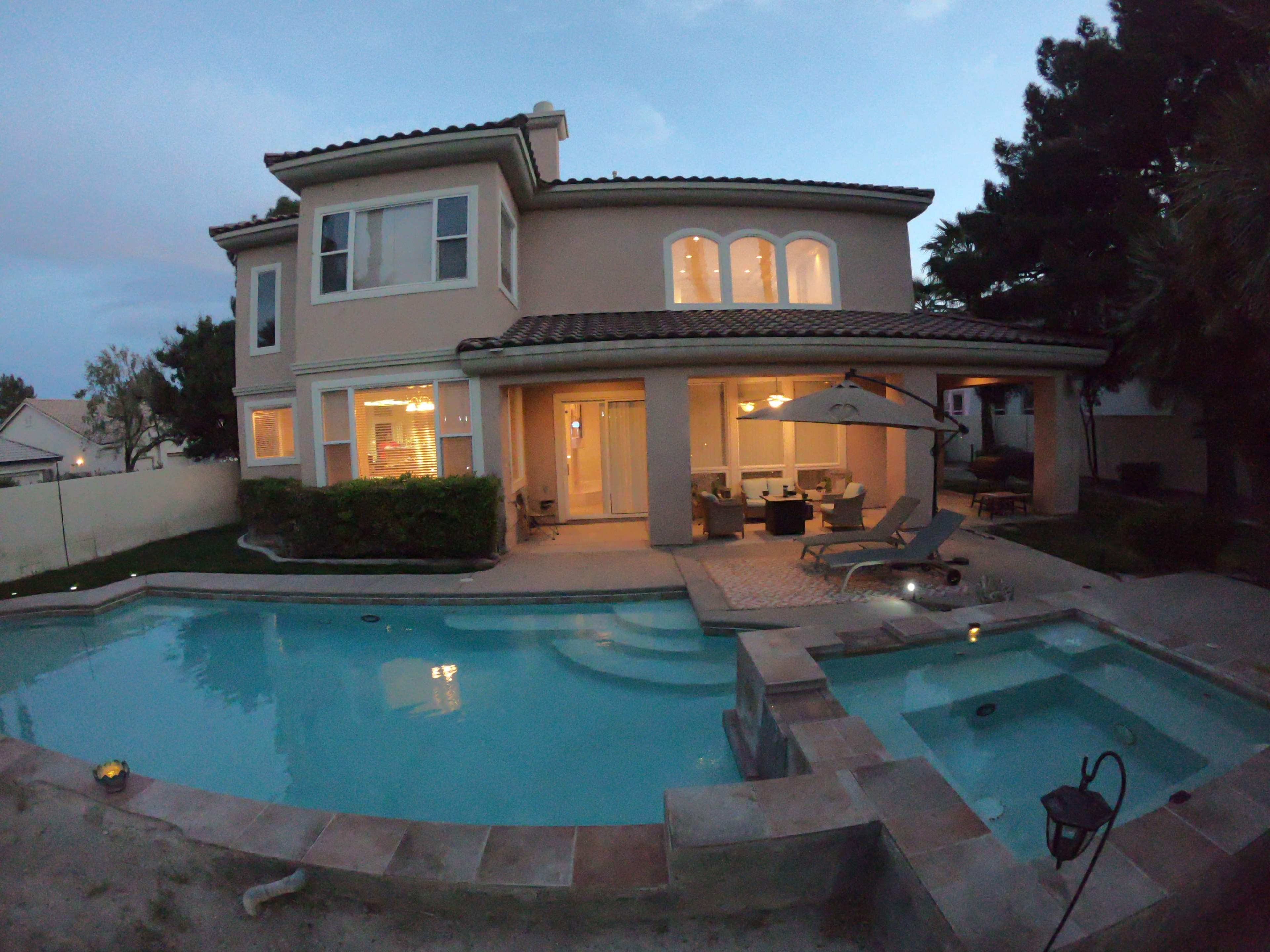 Private Pool Side Villa with Backyard Oasis Image in Enterprise, Las Vegas, NV