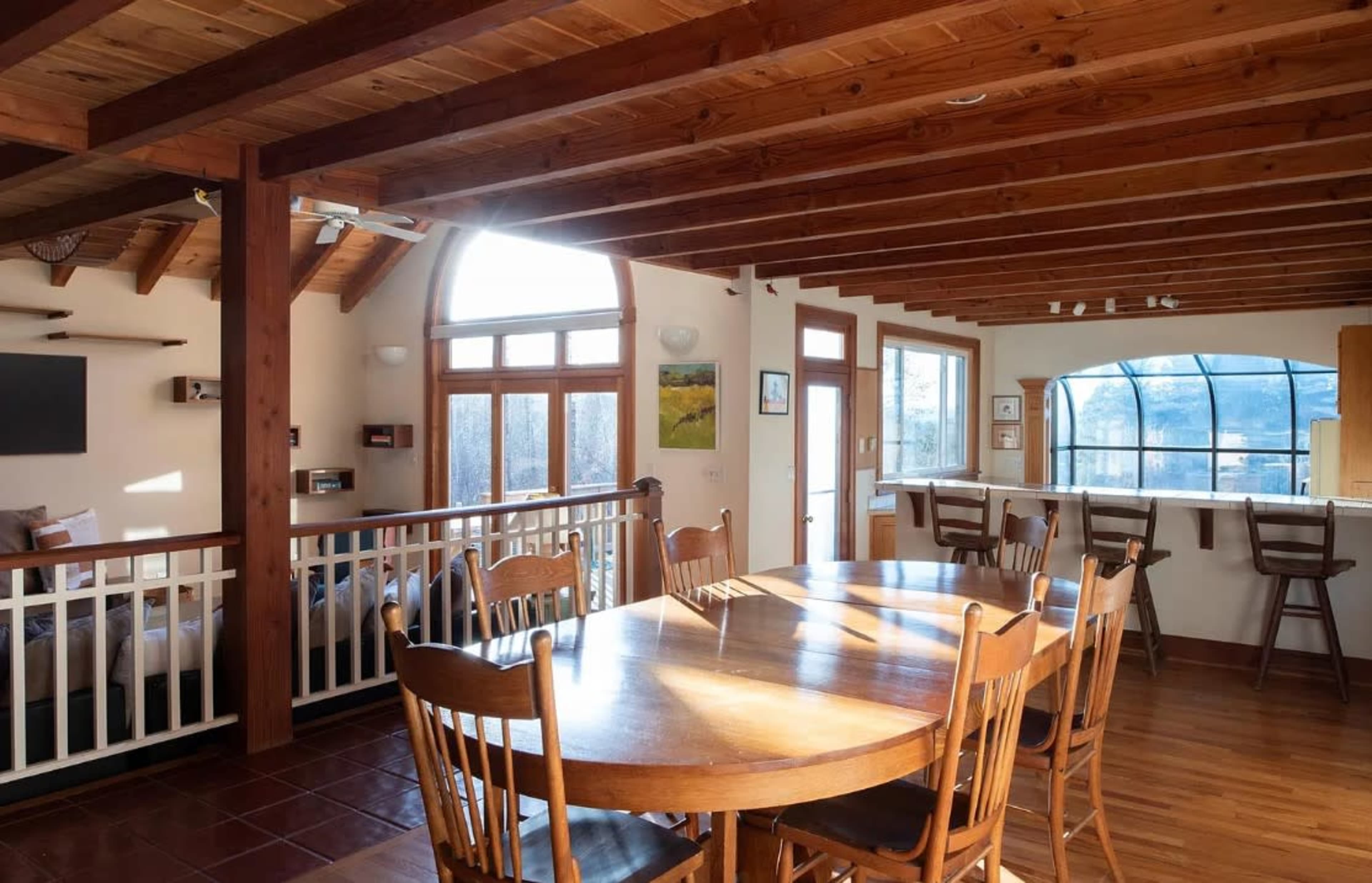Modern Hudson Valley Home + Pool with Spectacular Catskill Mountain Views and Sunsets Image in Red Hook, Red Hook, NY